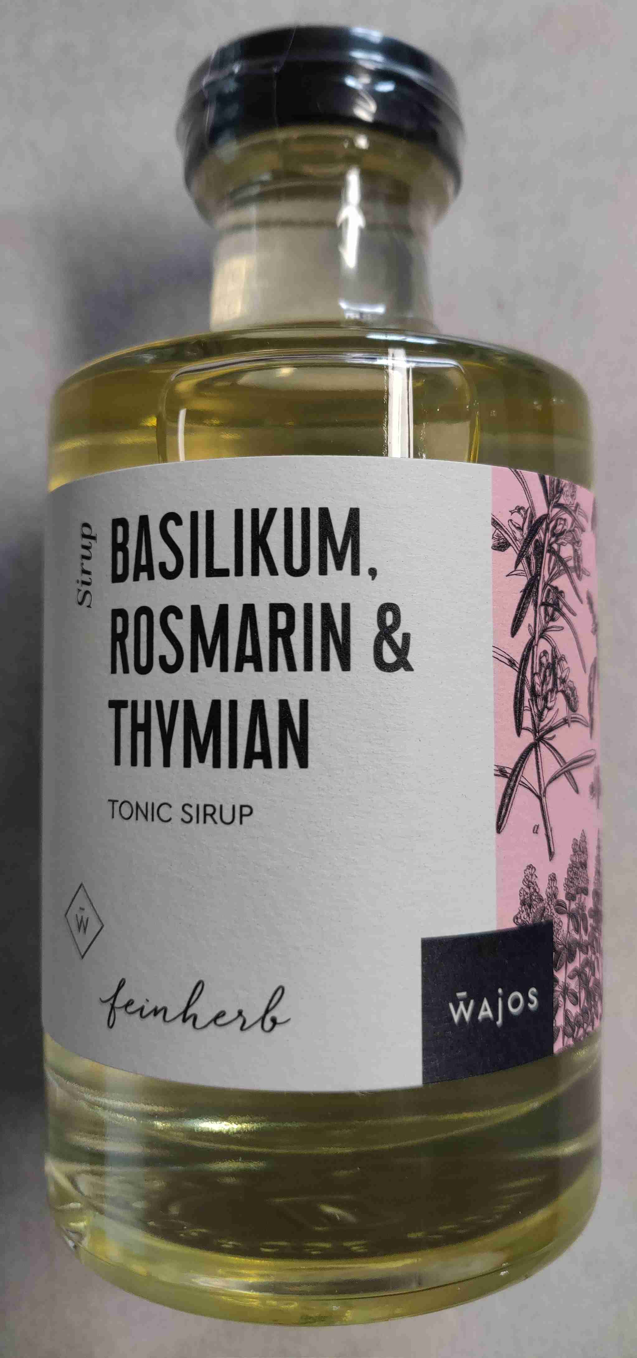 Basilikum, Rosmarin & Thymian Tonic Sirup