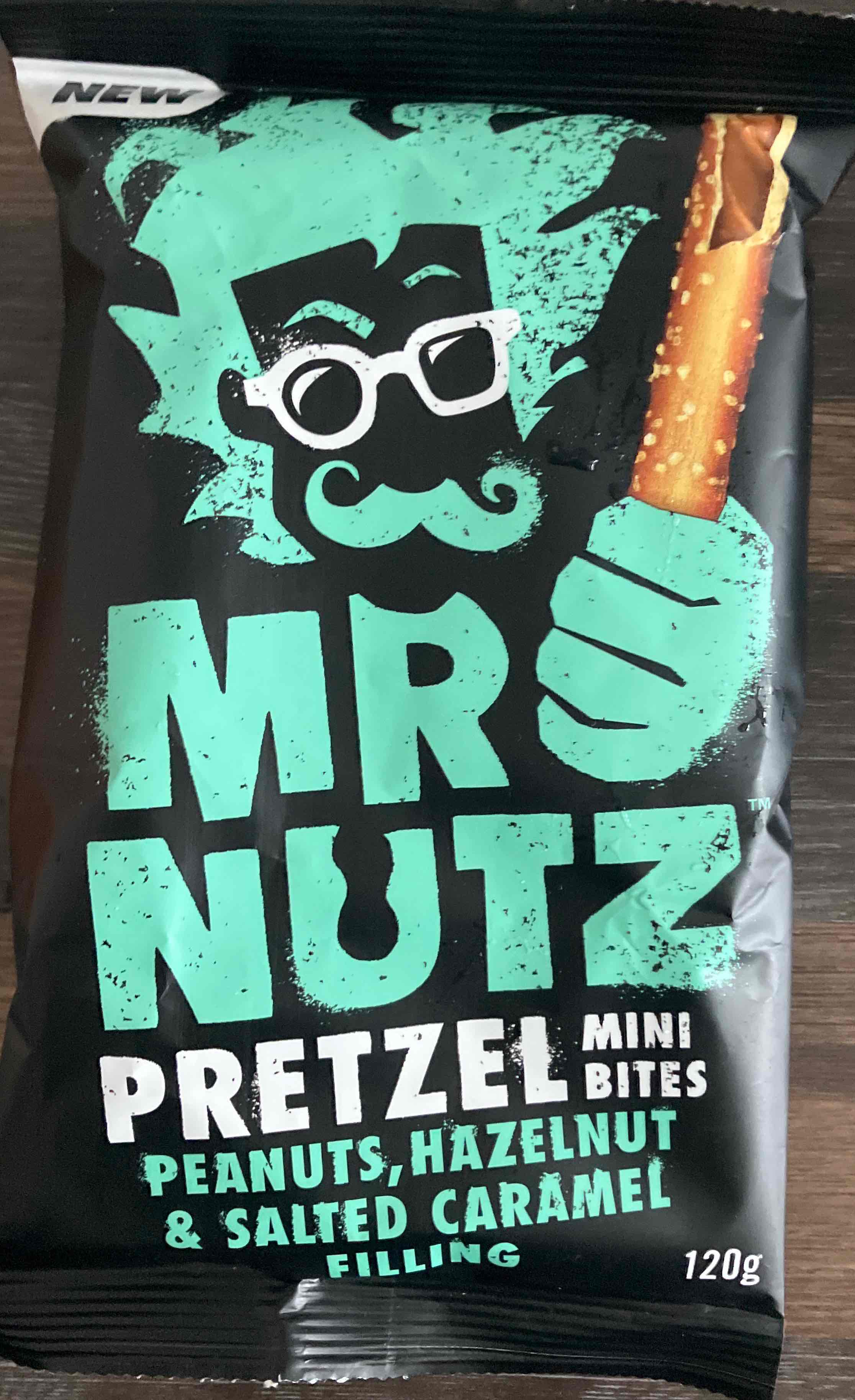 Pretzel Mini Bites Peanut, Hazelnut & Salted Caramel Filling