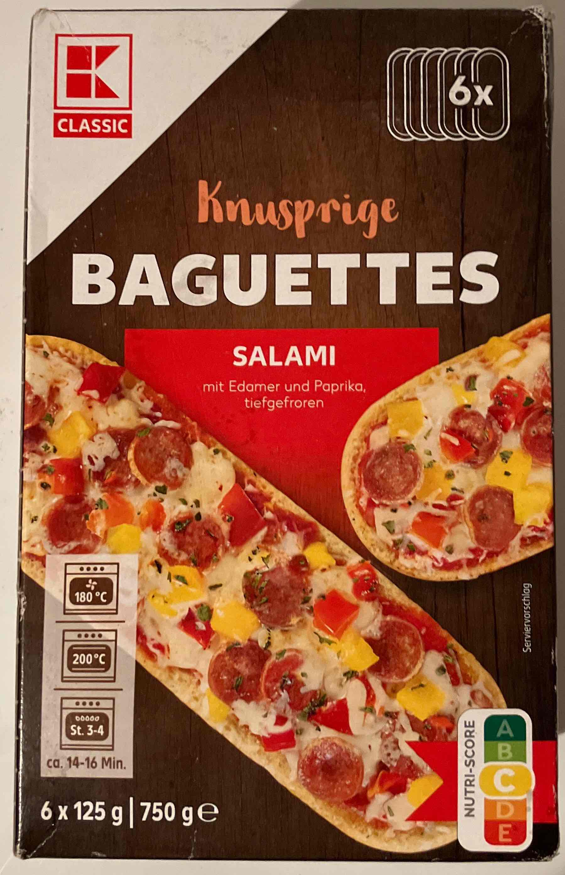 Baguettes Salami
