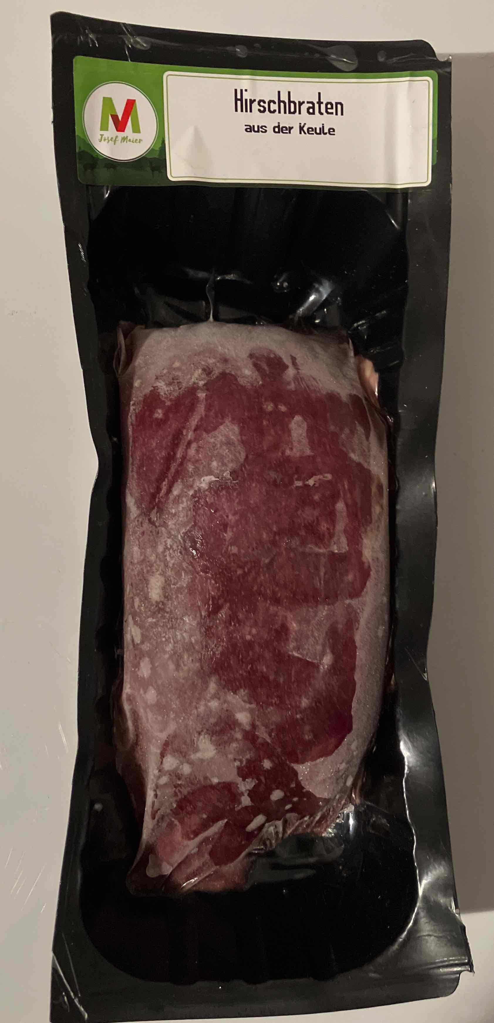 Hirschbraten aus der Keule