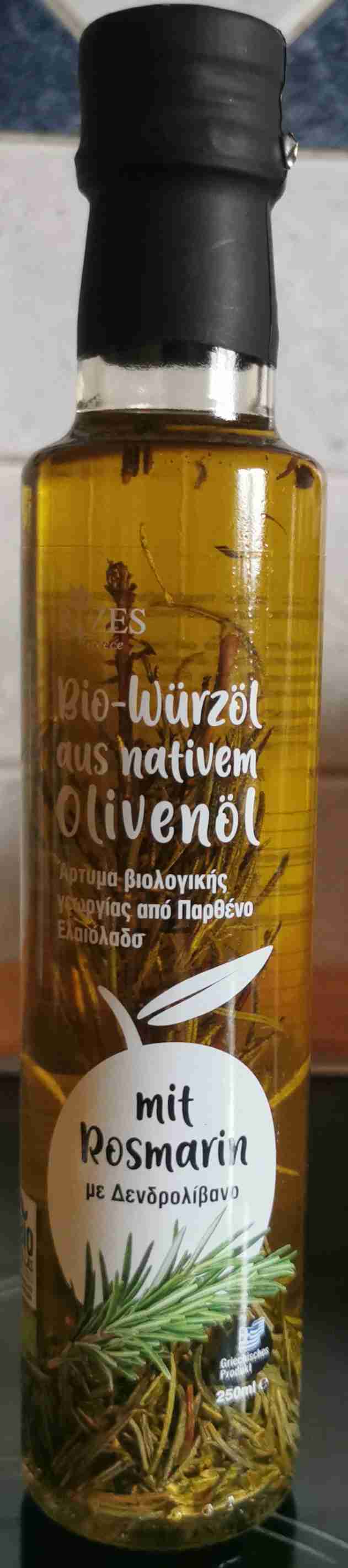 Bio-Würzöl aus nativem Olivenöl mit Rosmarin
