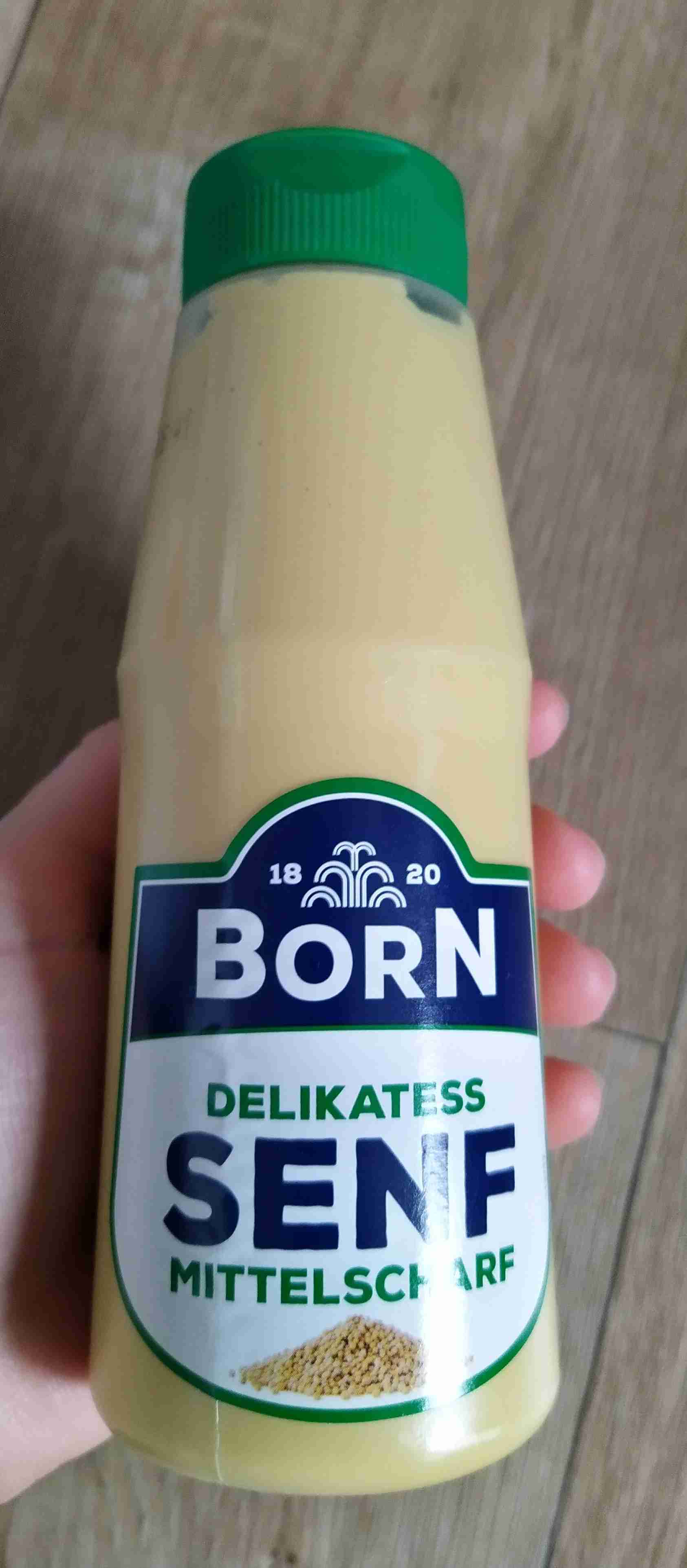 Born Delikatess Senf mittelscharf 