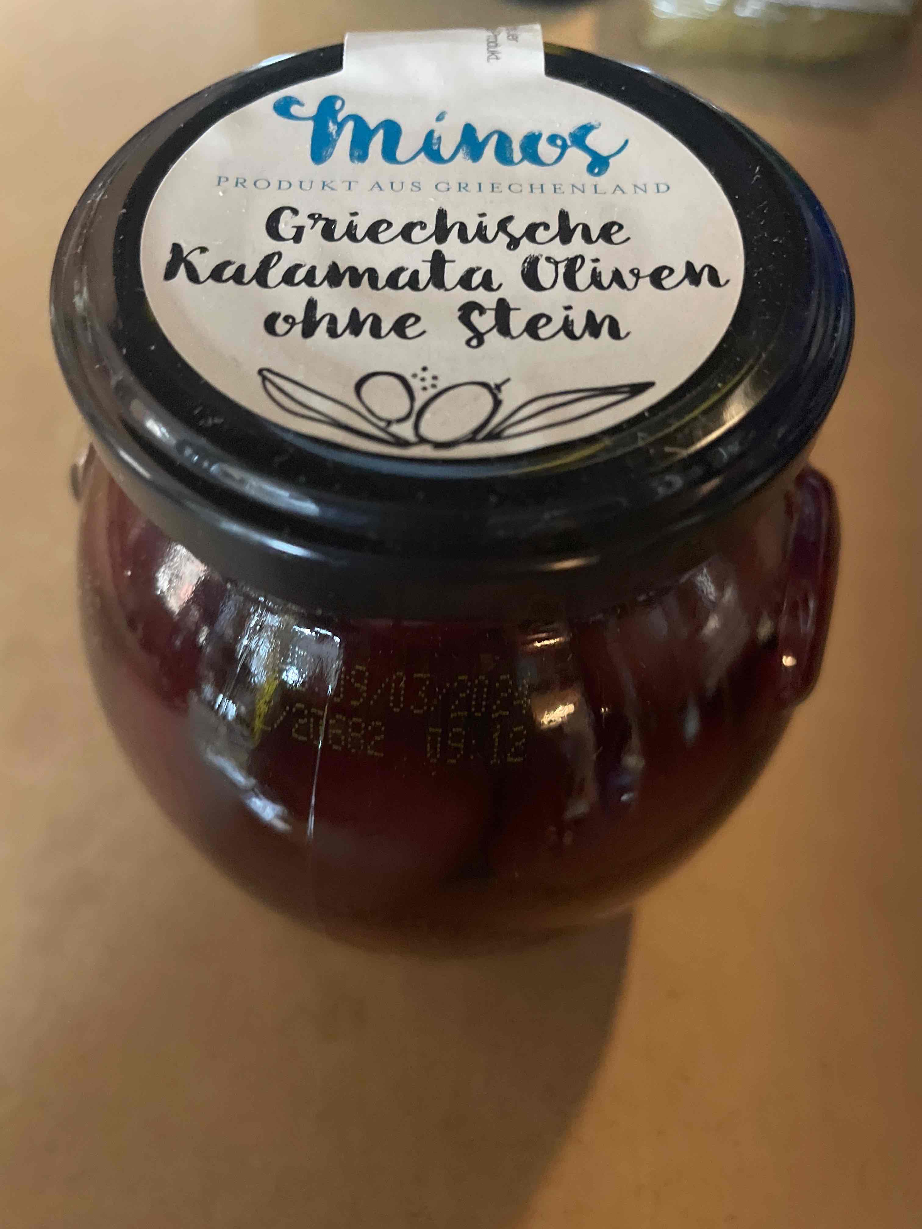 Griechische Kalamata Oliven ohne Stein