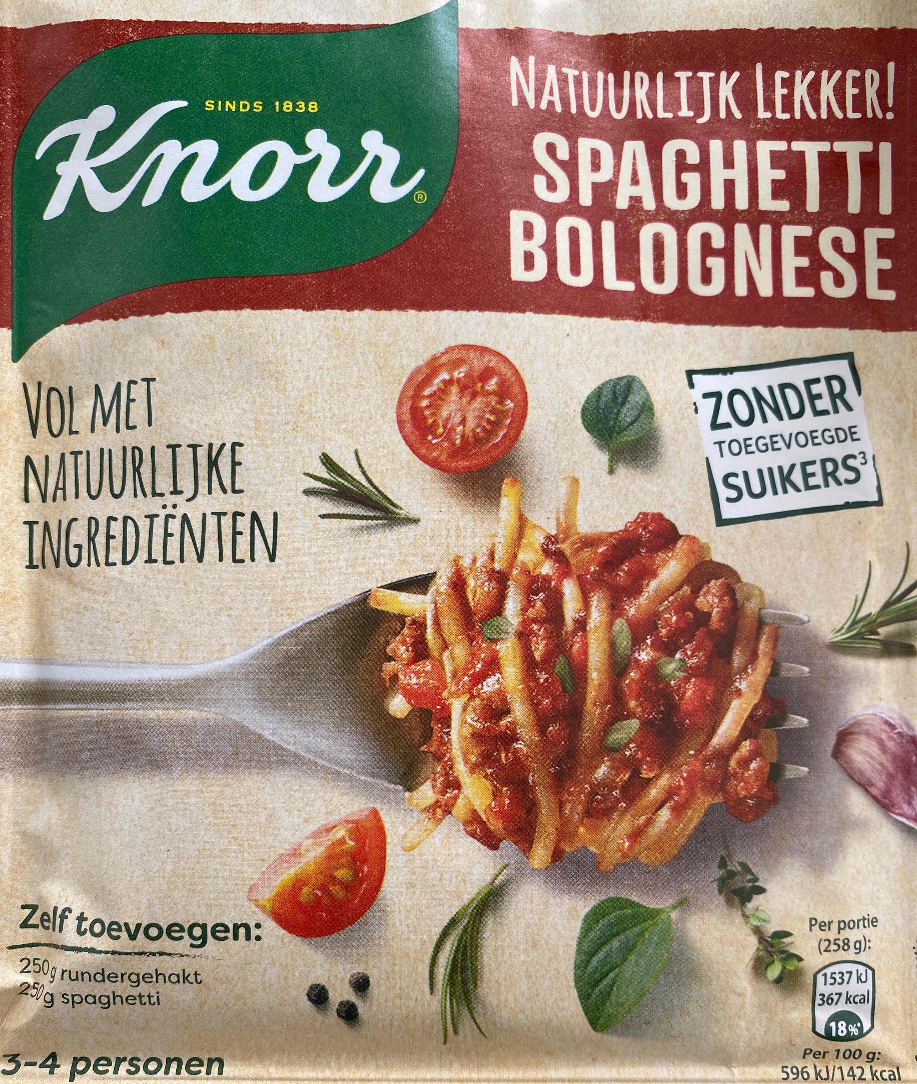 Spaghetti bolognese