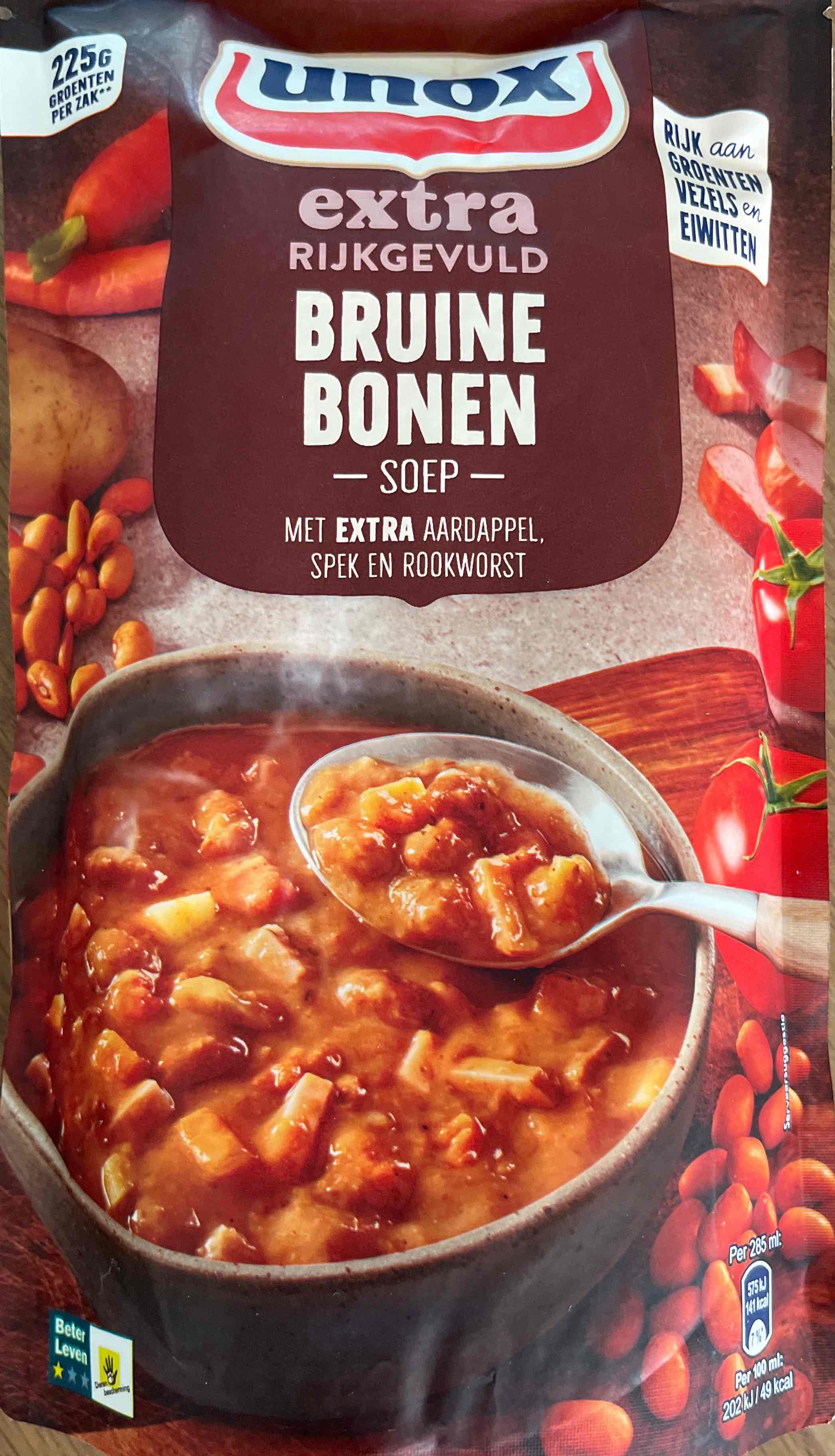 Bruine bonen soep