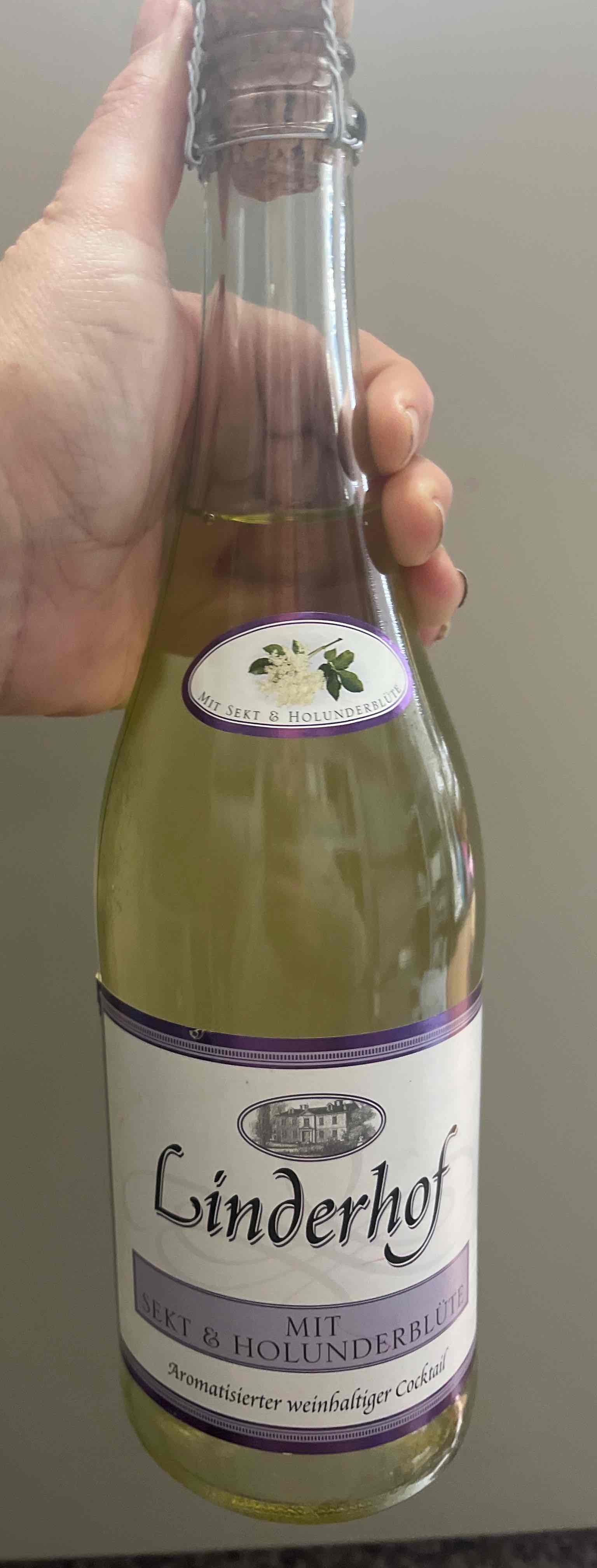 Sekt mit Holunderblüte