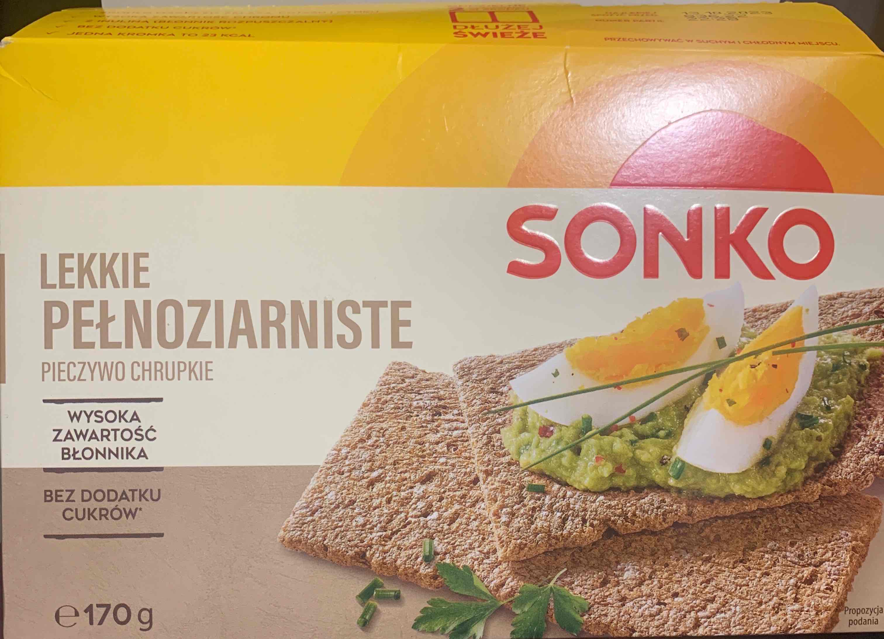 Pieczywo chrupkie pełnoziarniste 