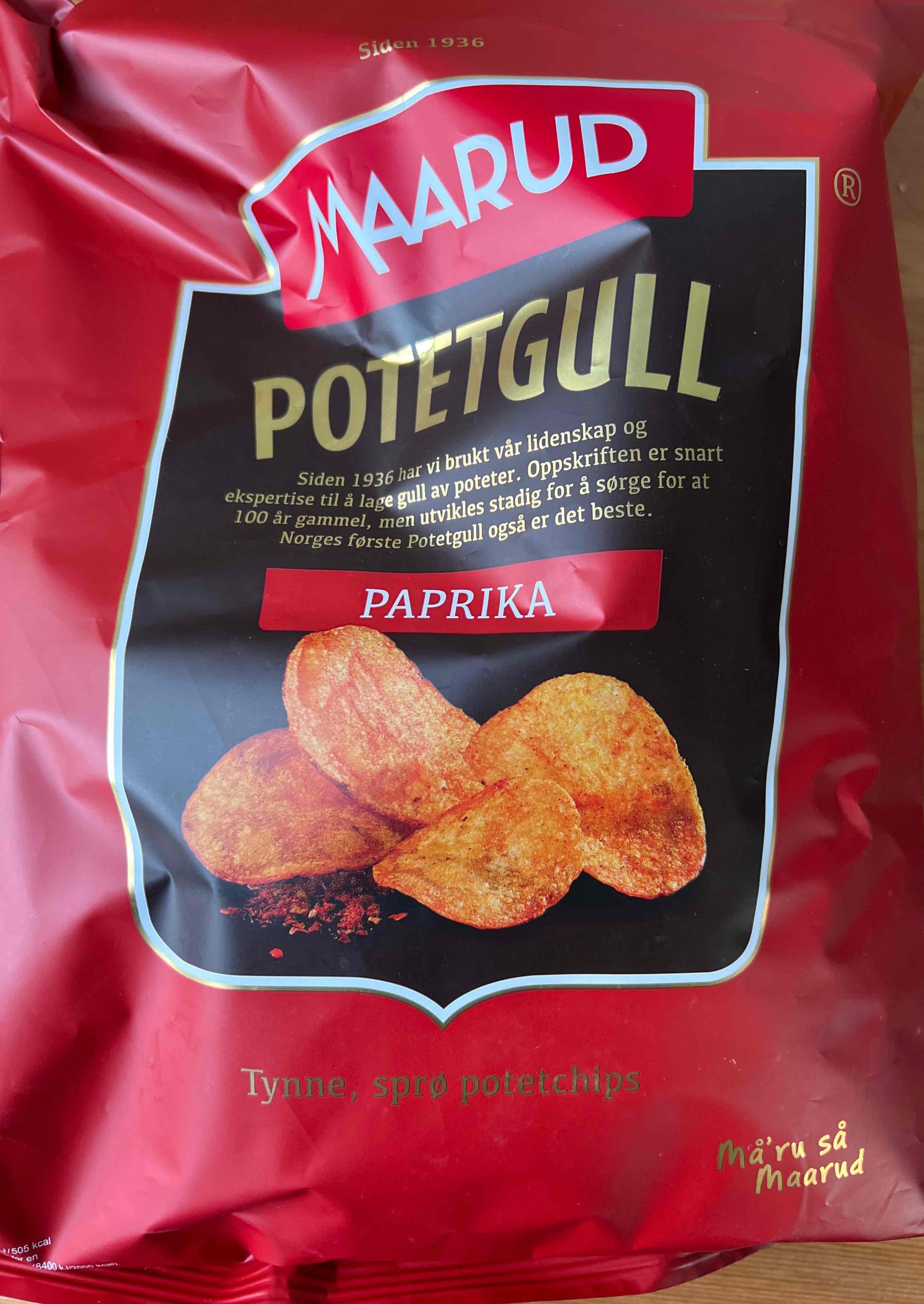 Potetgull Paprika