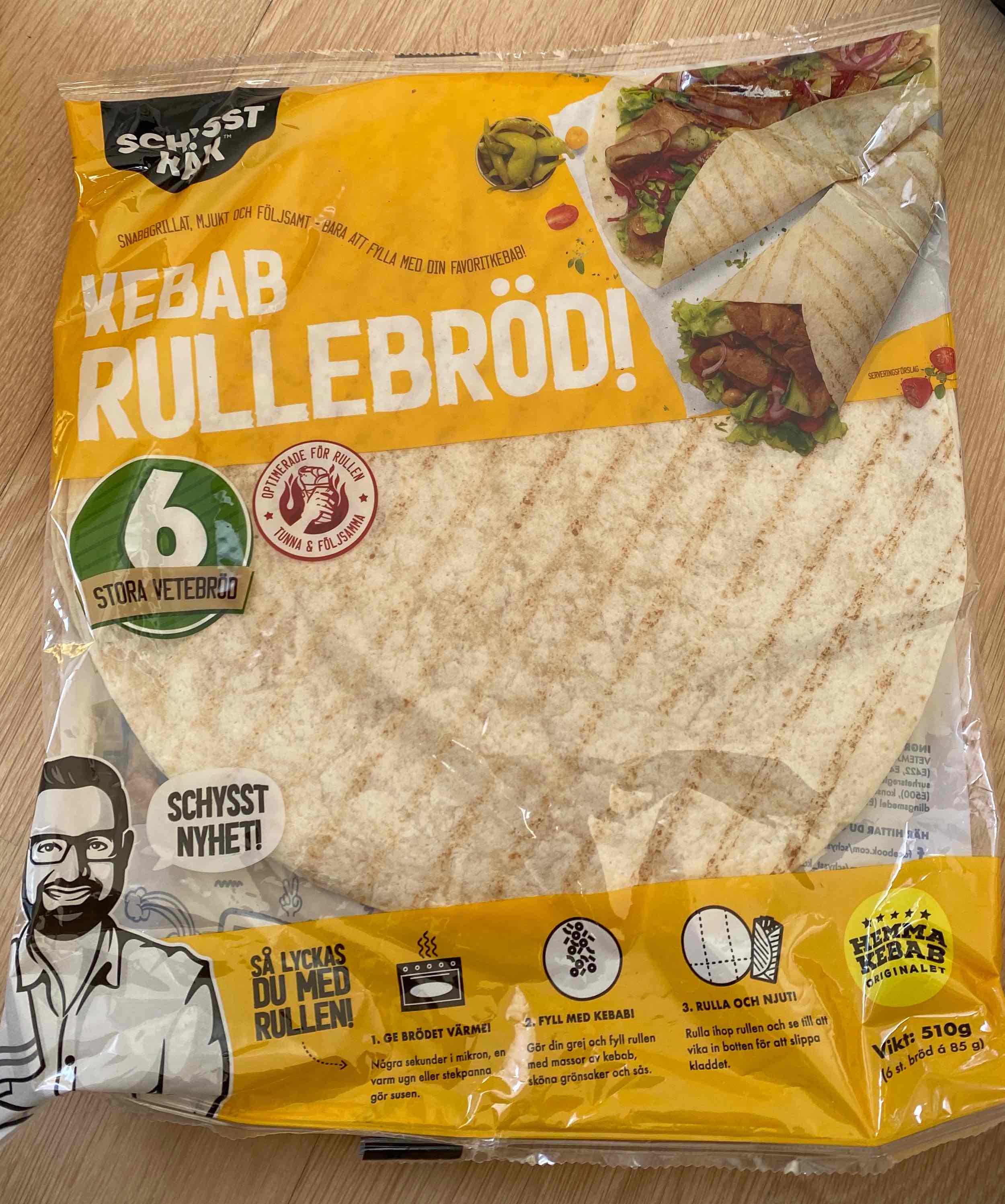 Kebab rullebröd