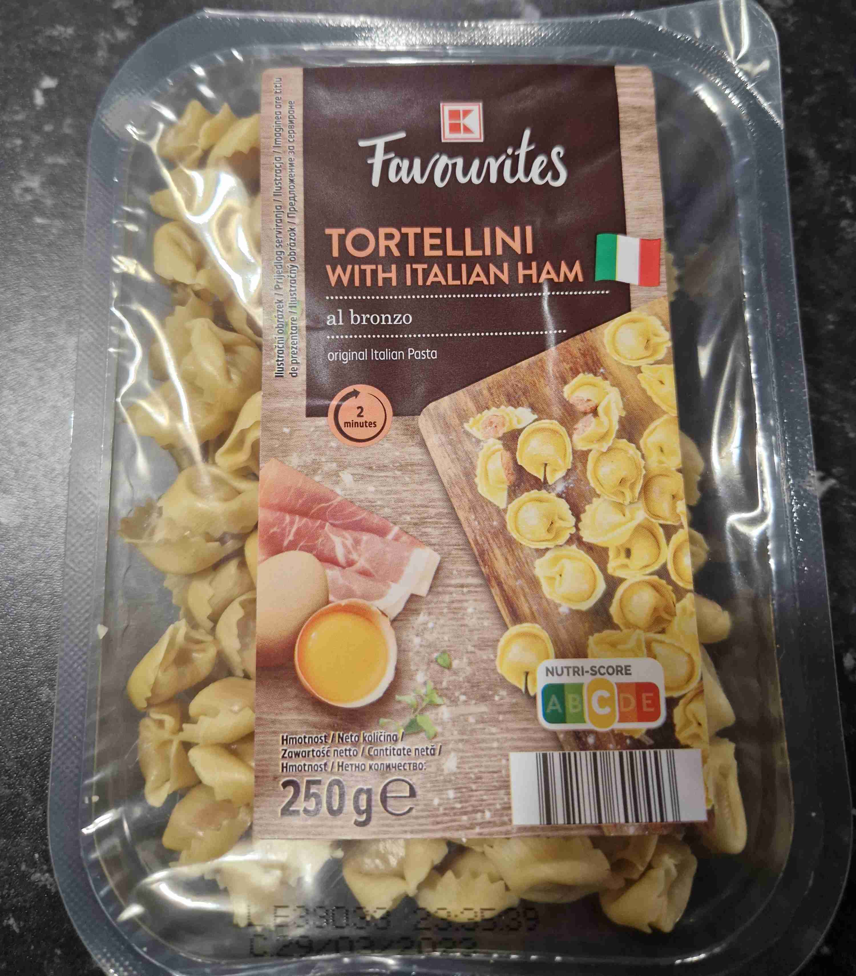Tortellini z szynką