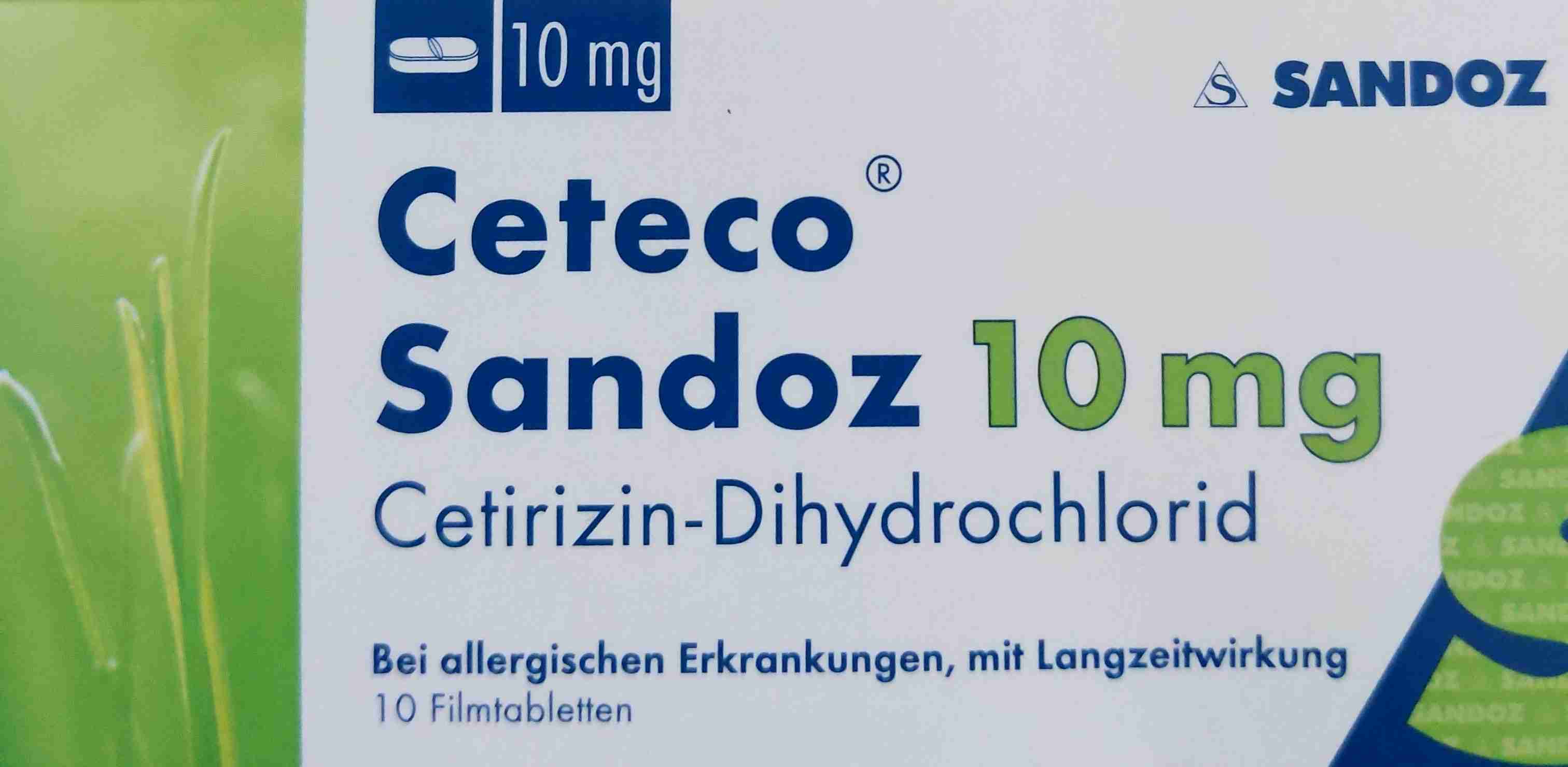 Ceteco Sandoz 10mg
