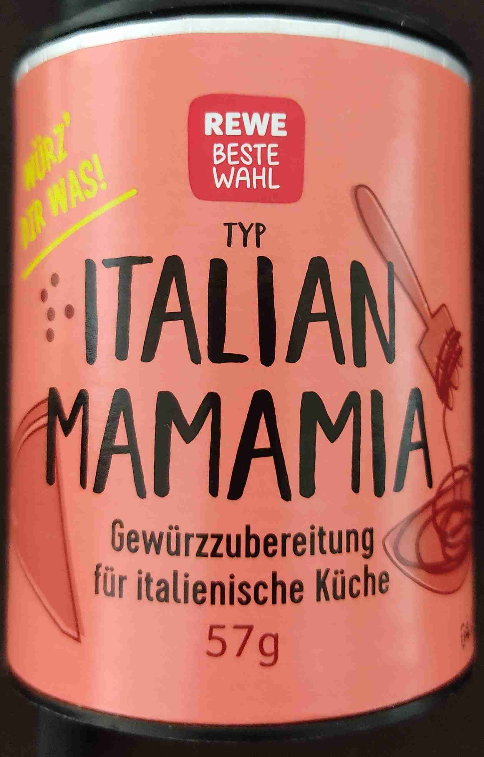 Italian Mamamia Gewürzzuberreitung für die italienische Küche