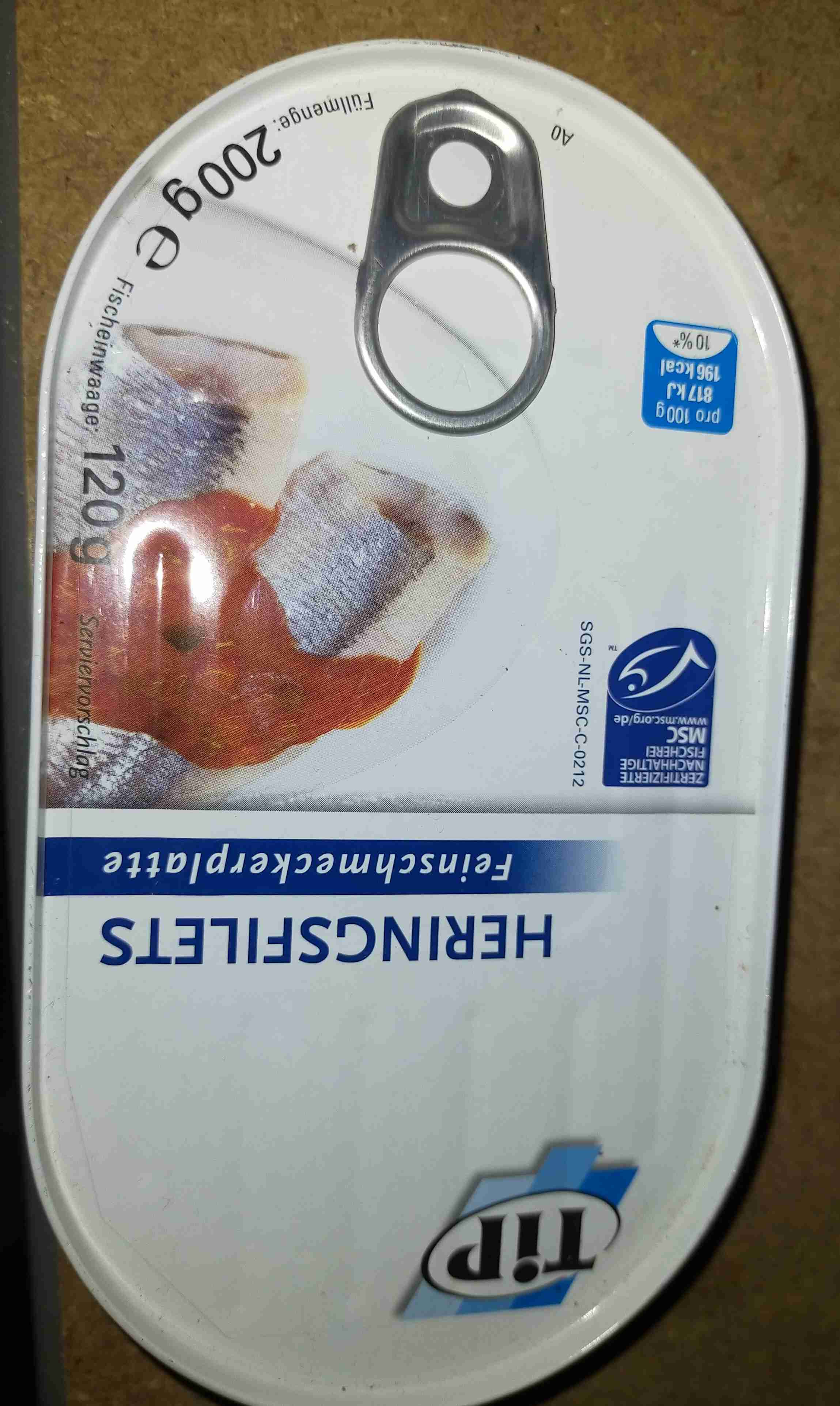 Heringsfilets in 