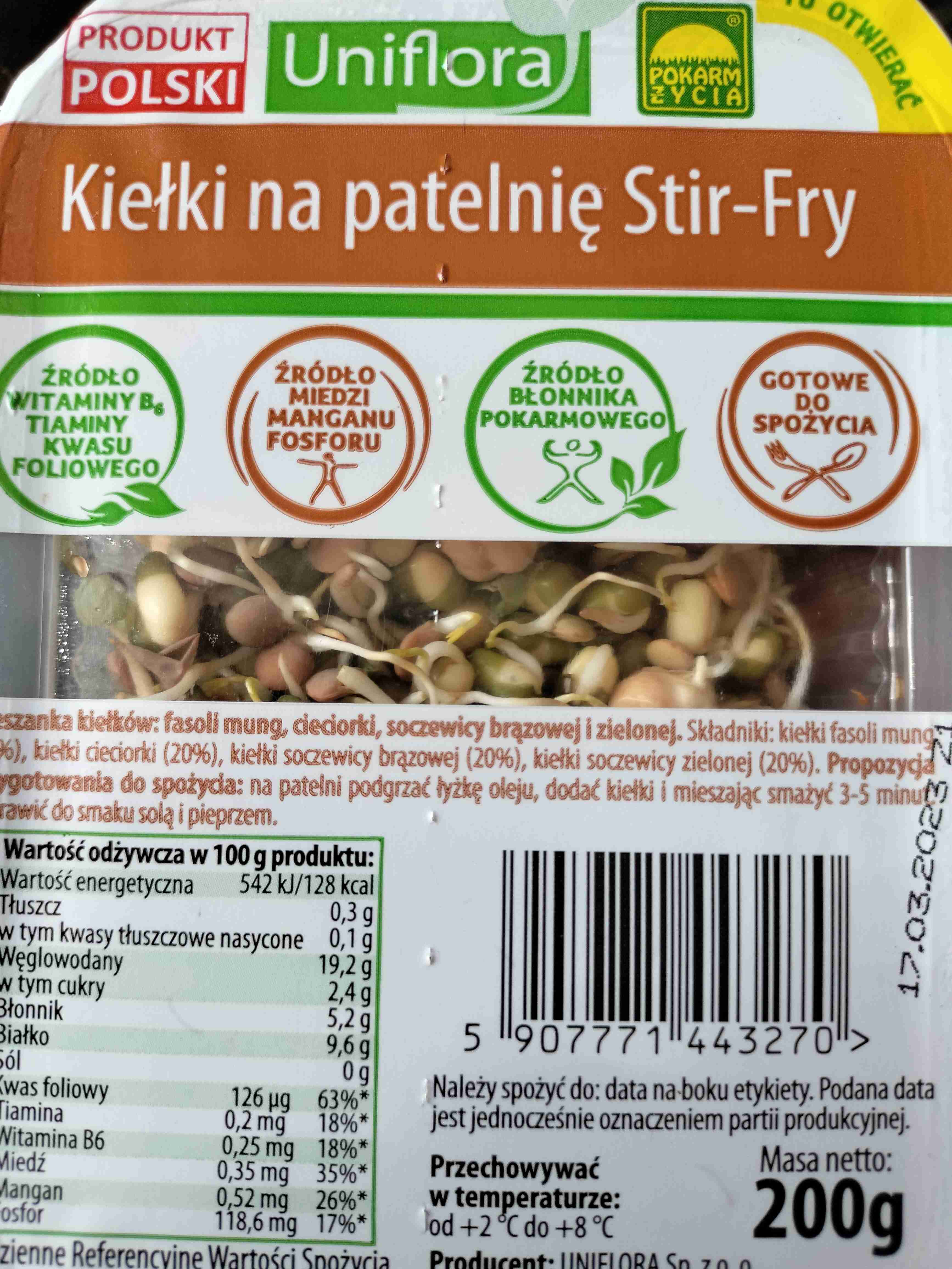 Kiełki na patelnię Stir-Fry