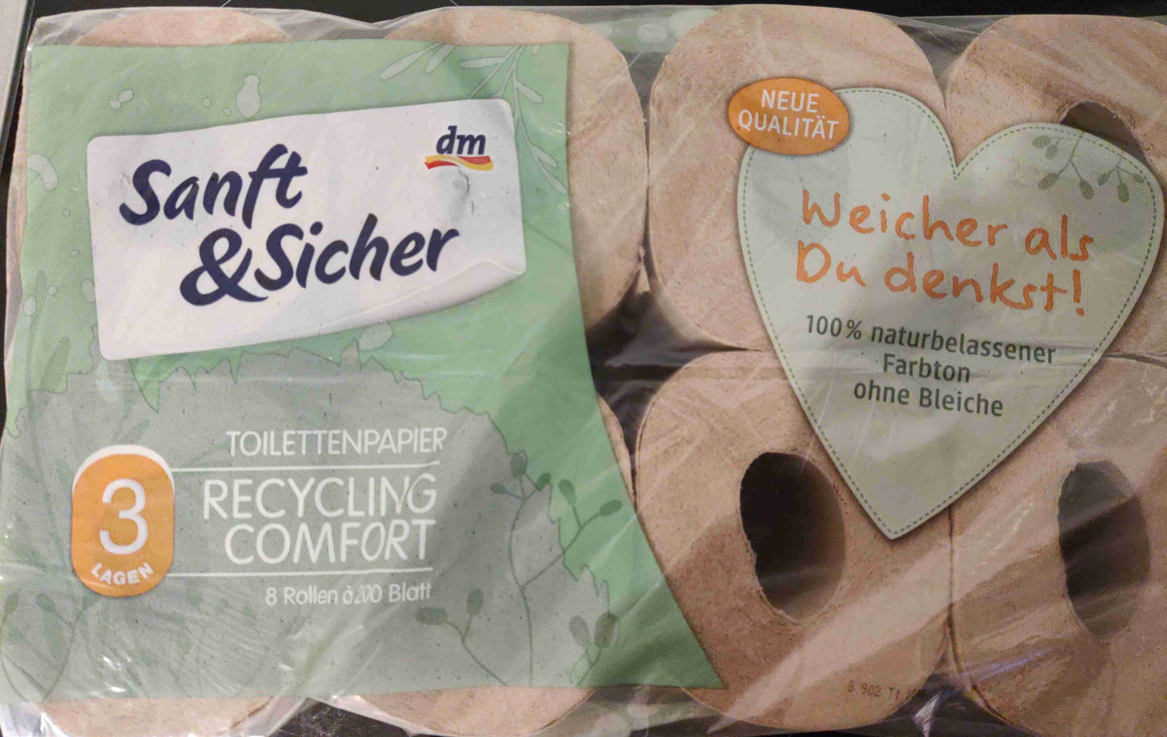Toilettenpapier Recycling Comfort 