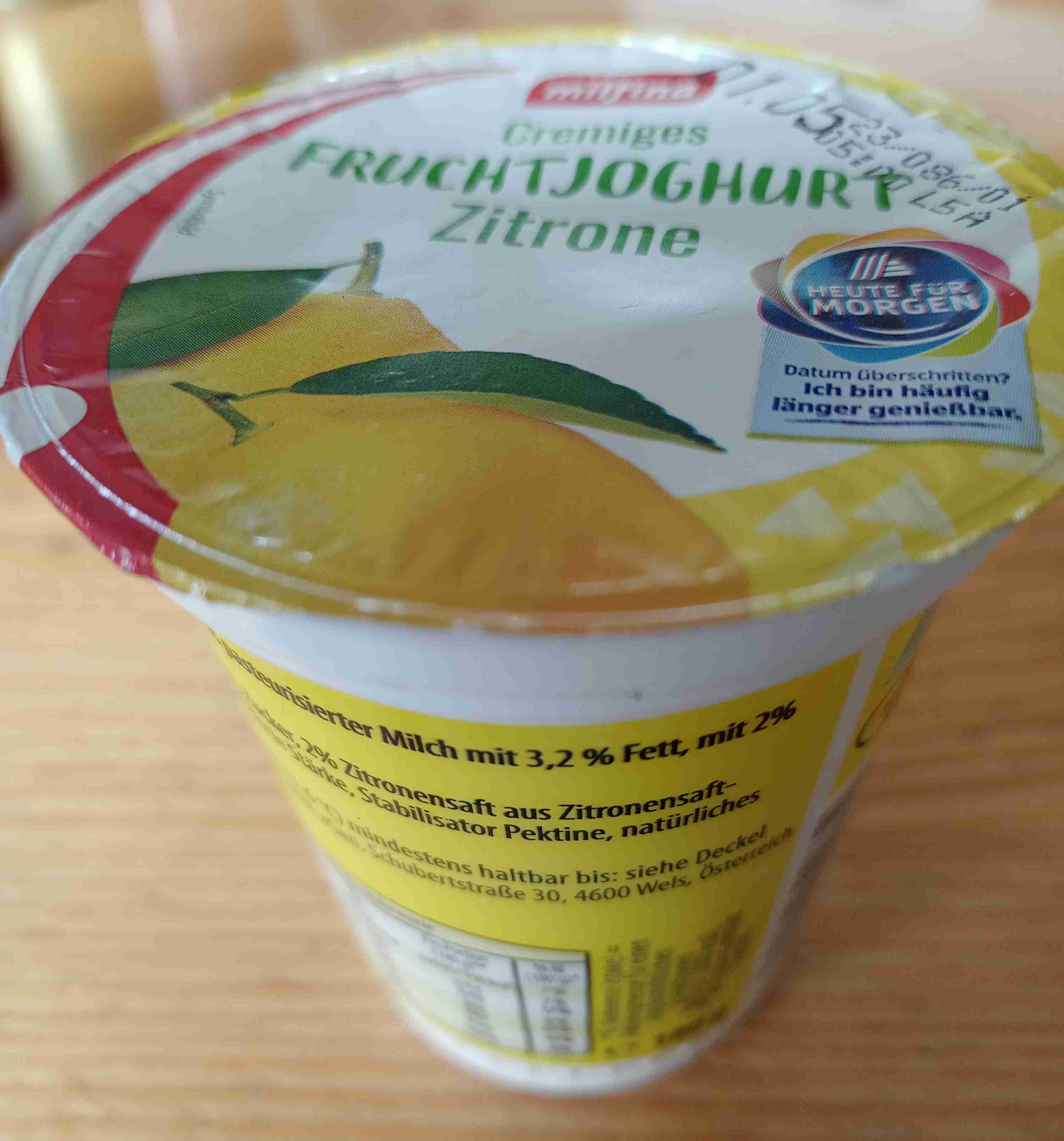 Fruchtjoghurt Zitrone