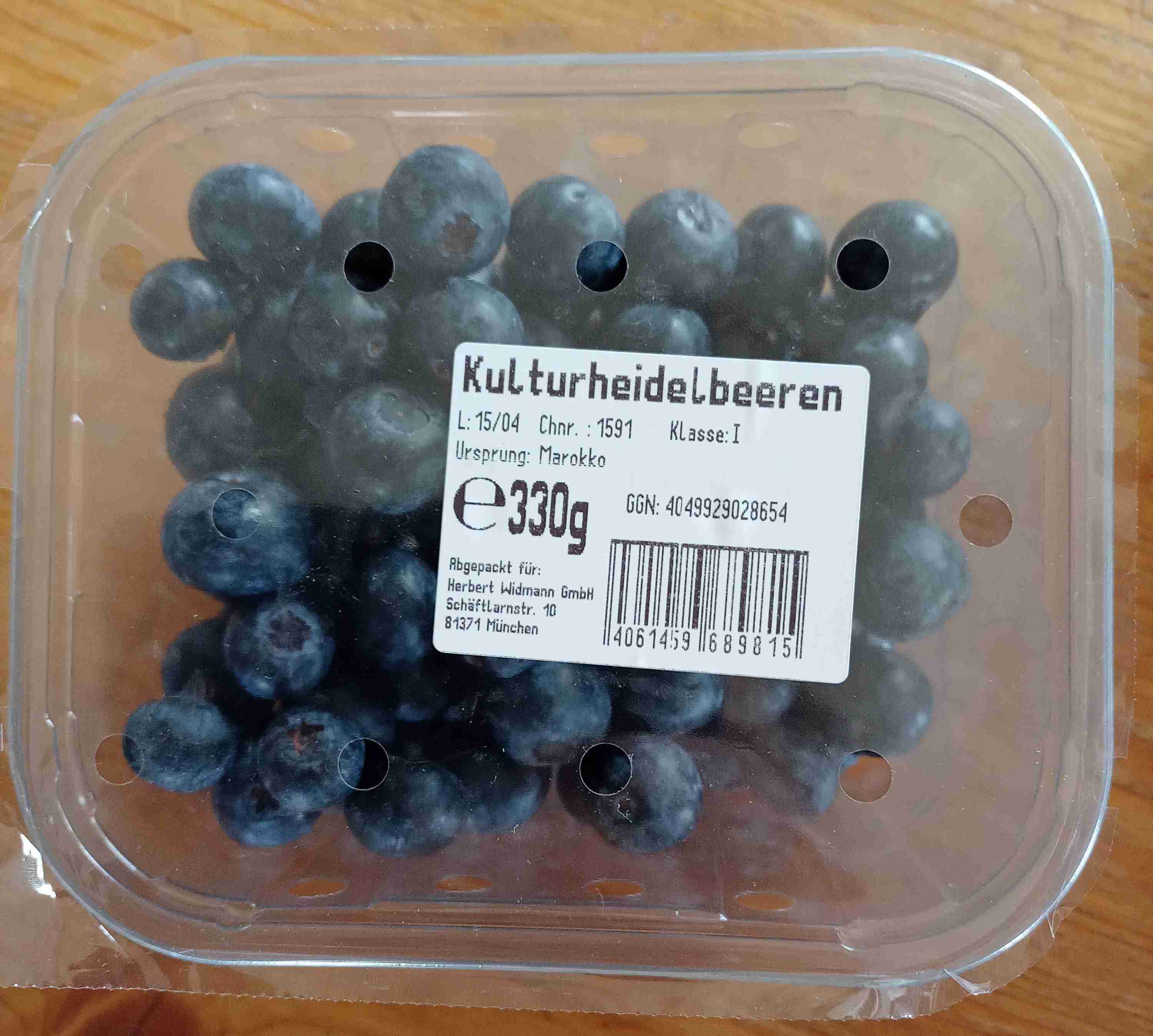 Kulturheidelbeeren
