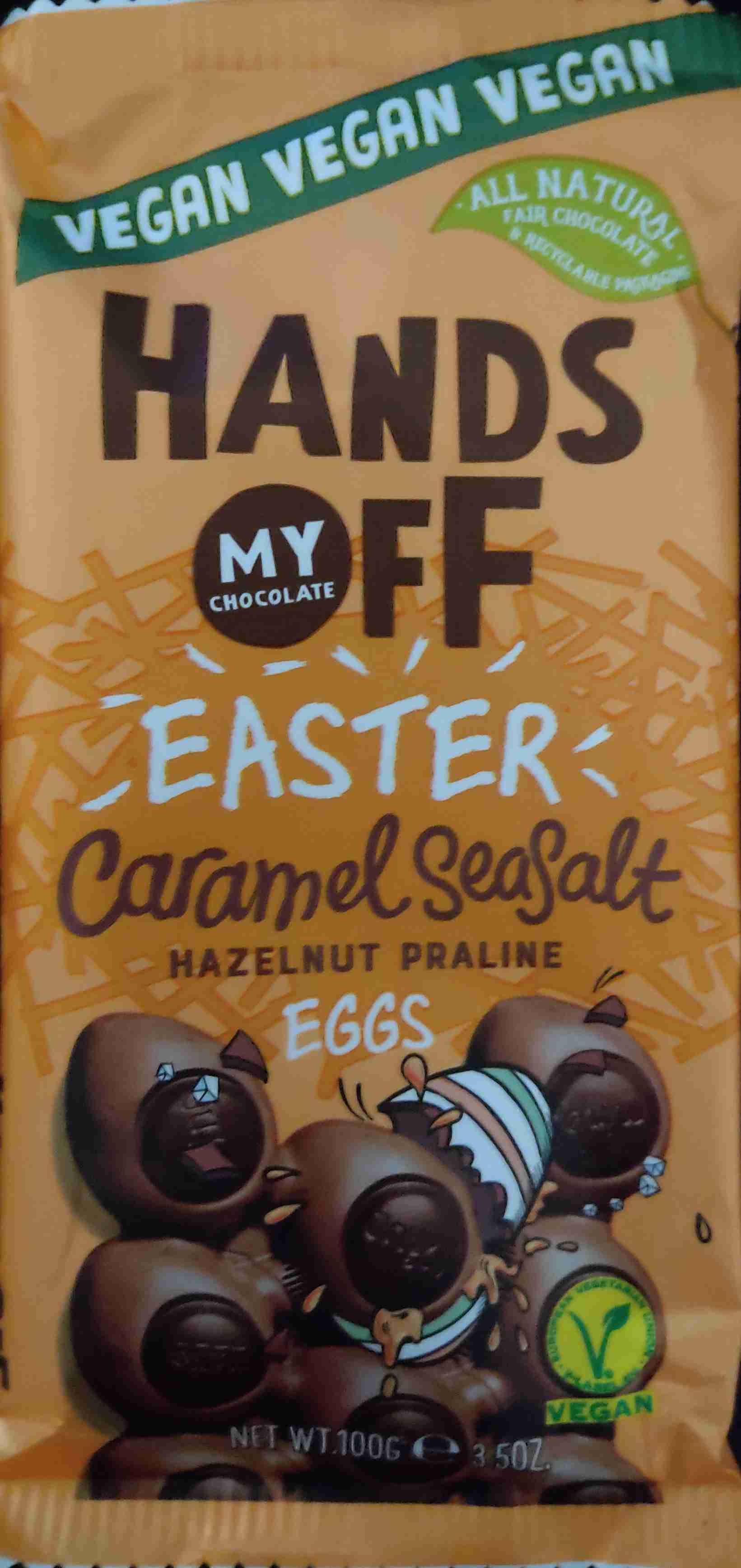 Easter Caramel SeaSalt Hazelnut Praline Eggs