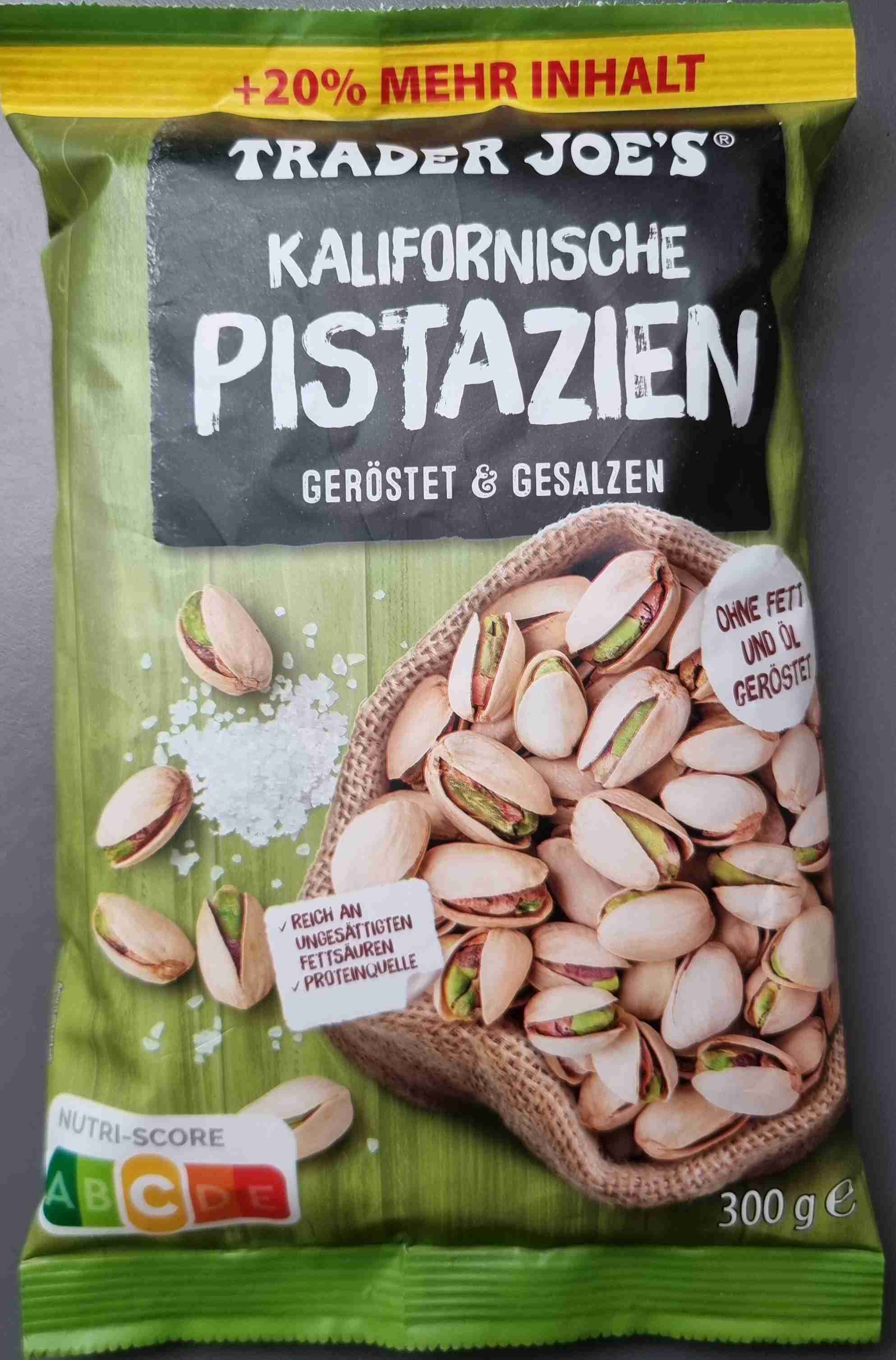 Kalifornische Pistazien Geröstet & Gesalzen