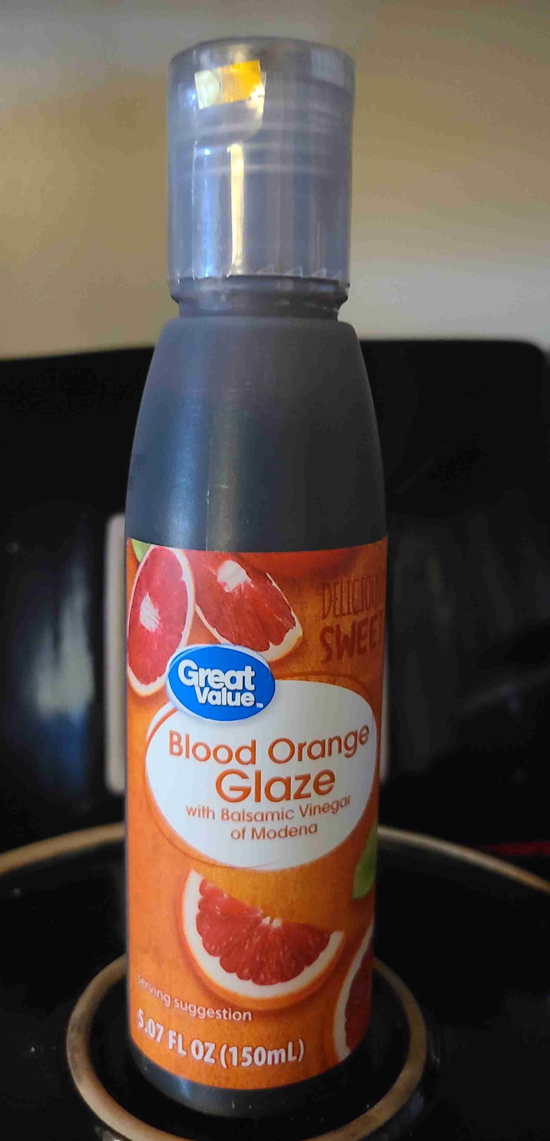 Blood Orange Glaze with balsamic vinegar