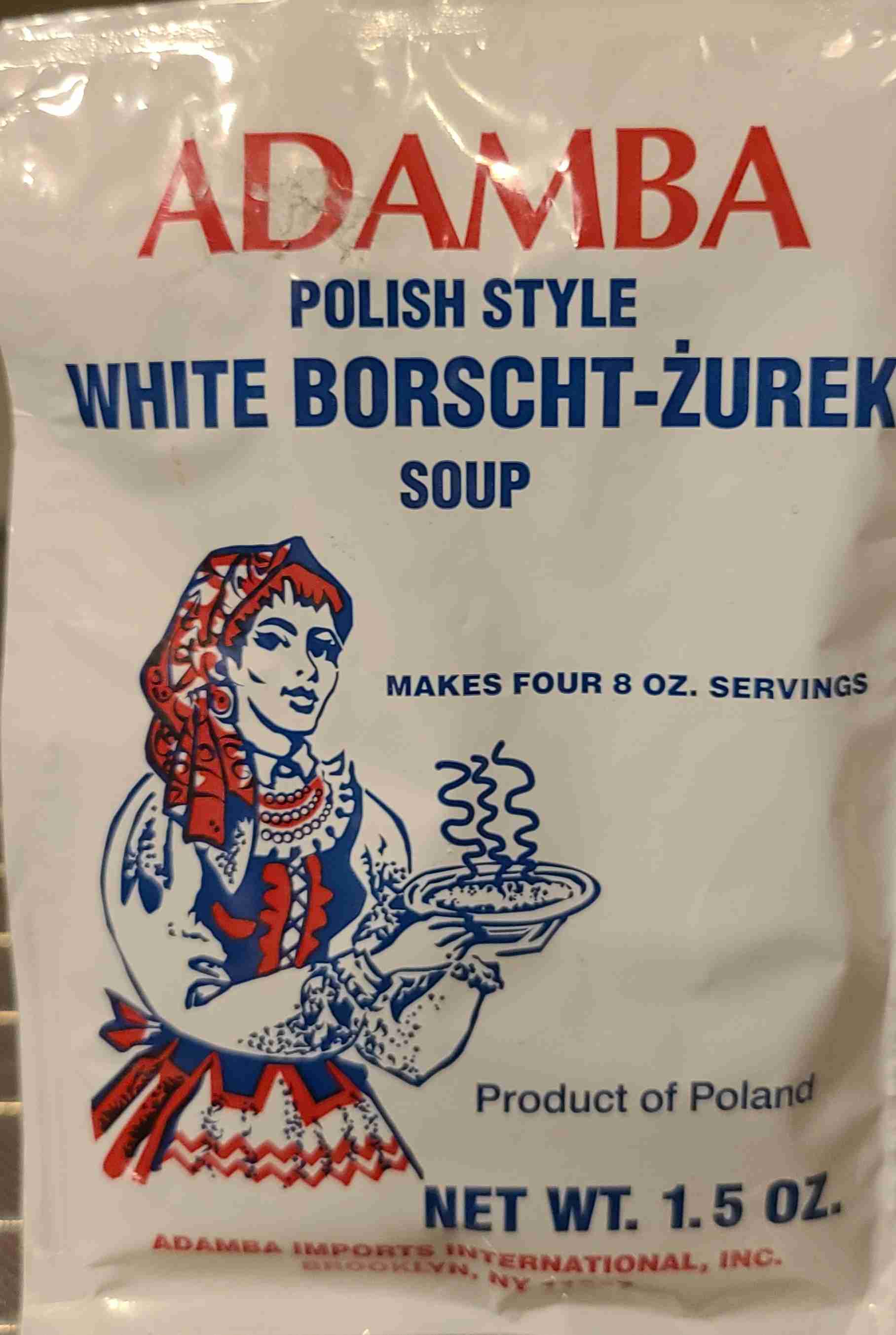 Polish Style White Borscht Zurek soup