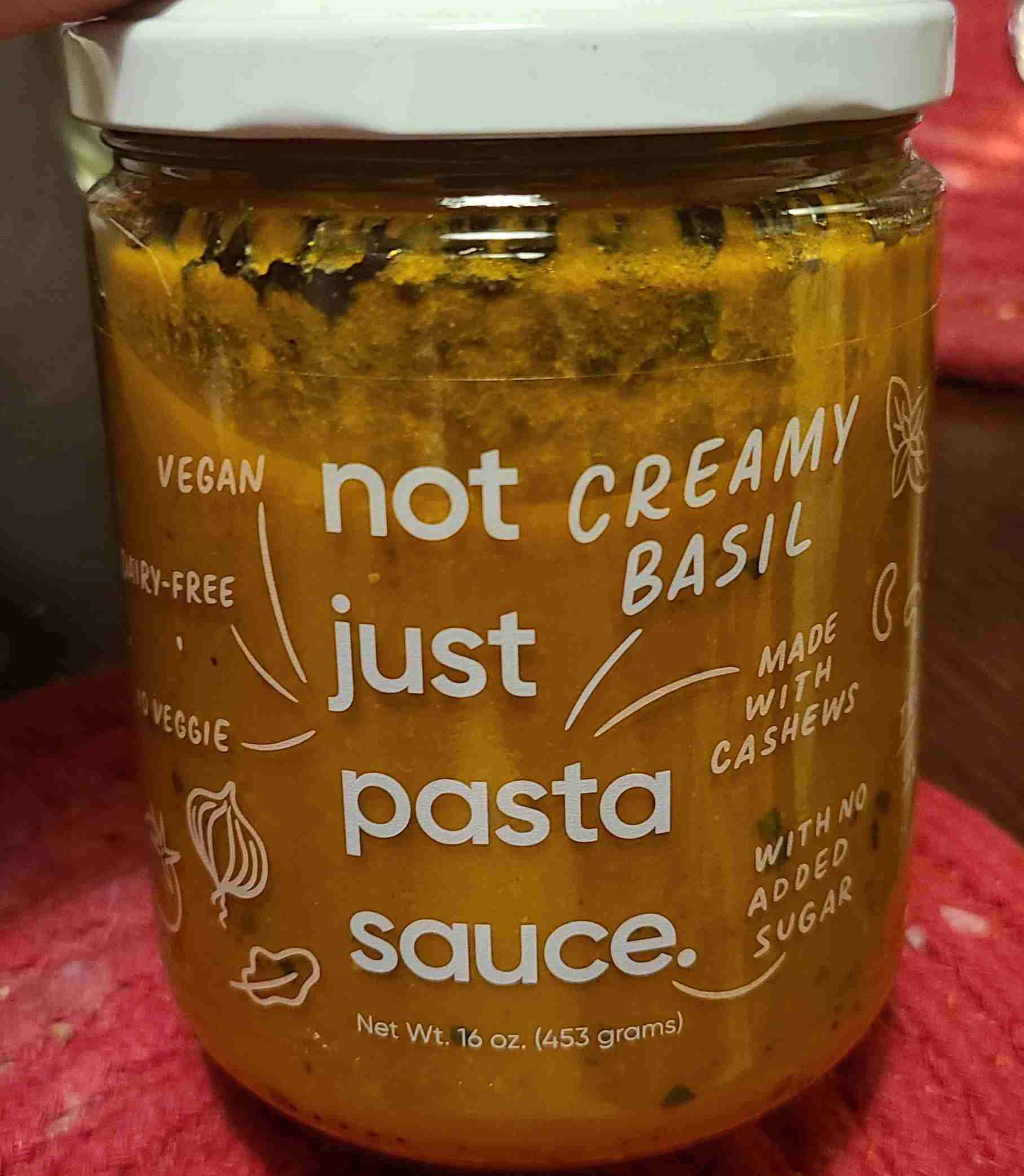 Creamy Basil not just pasta sauce