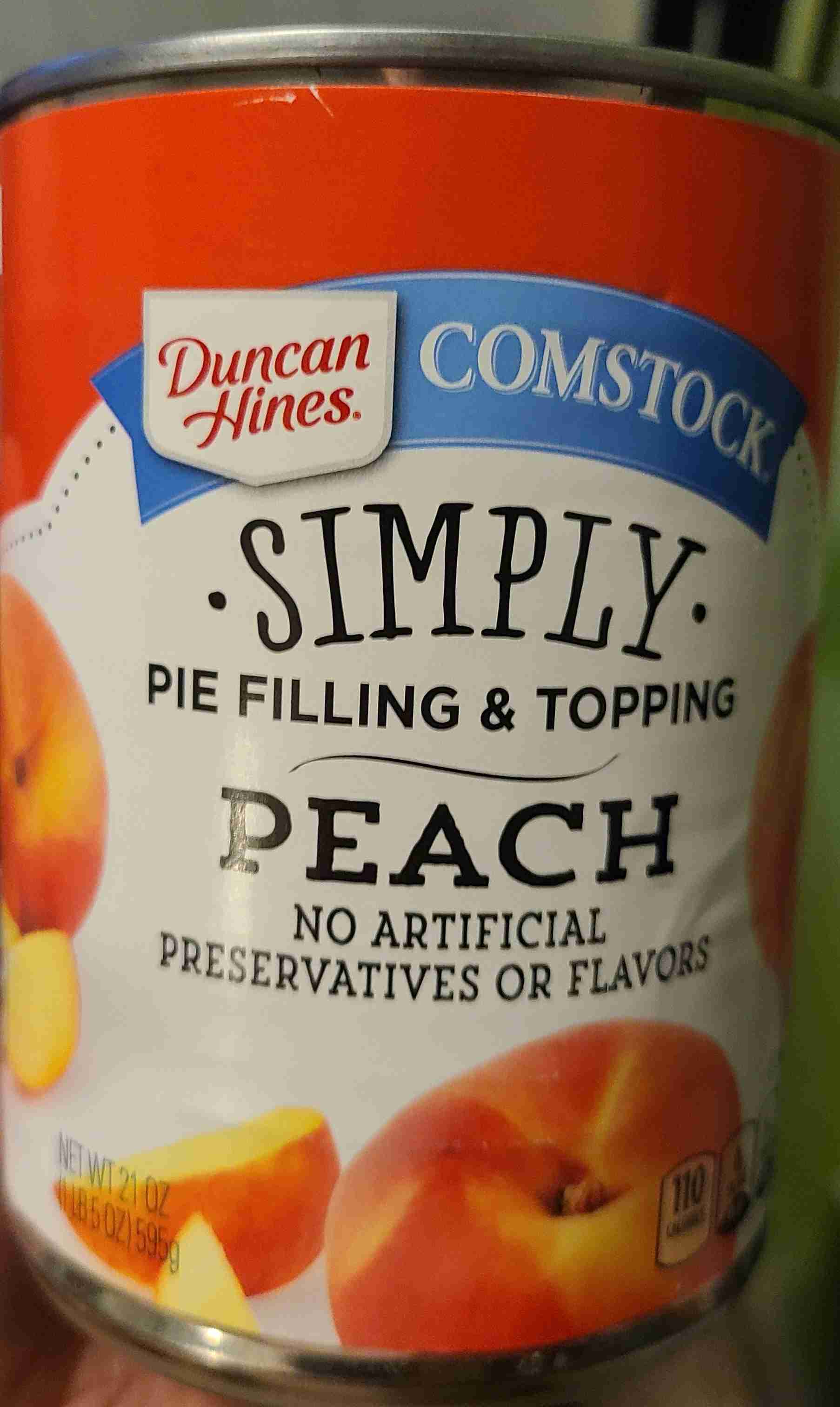 Simply Pie Filling & Topping Peach