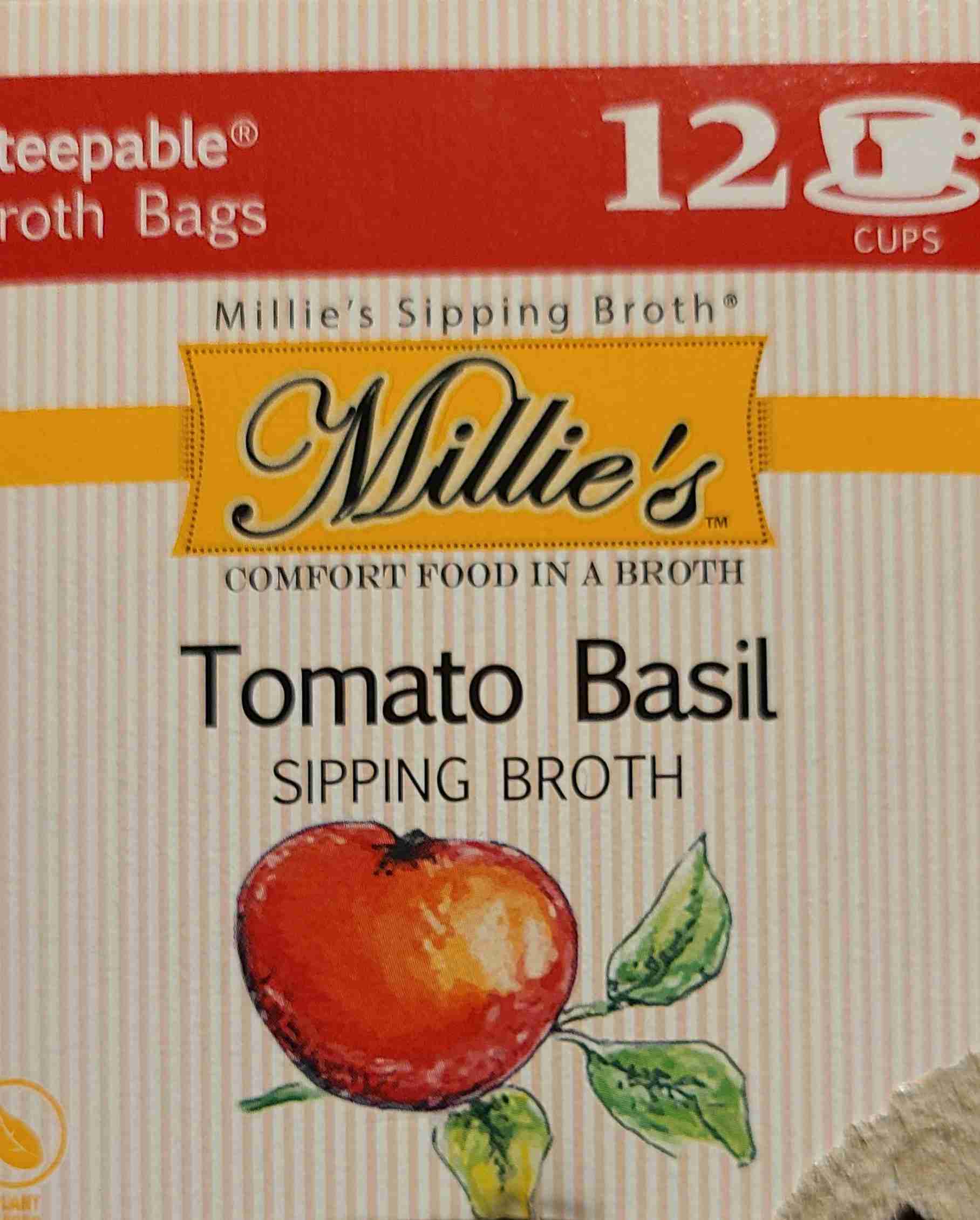 Tomato Basil sipping broth