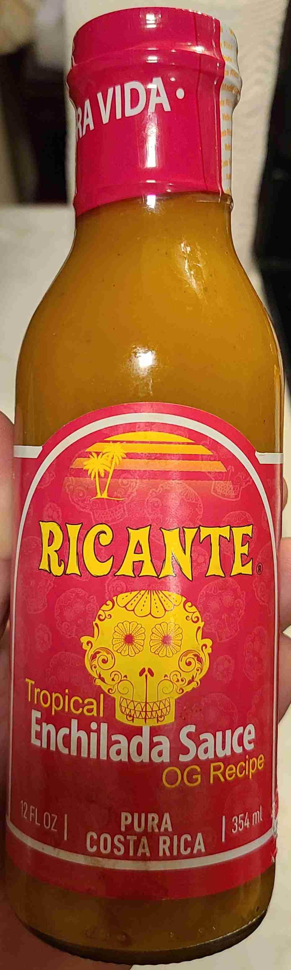 Tropical enchilada sauce