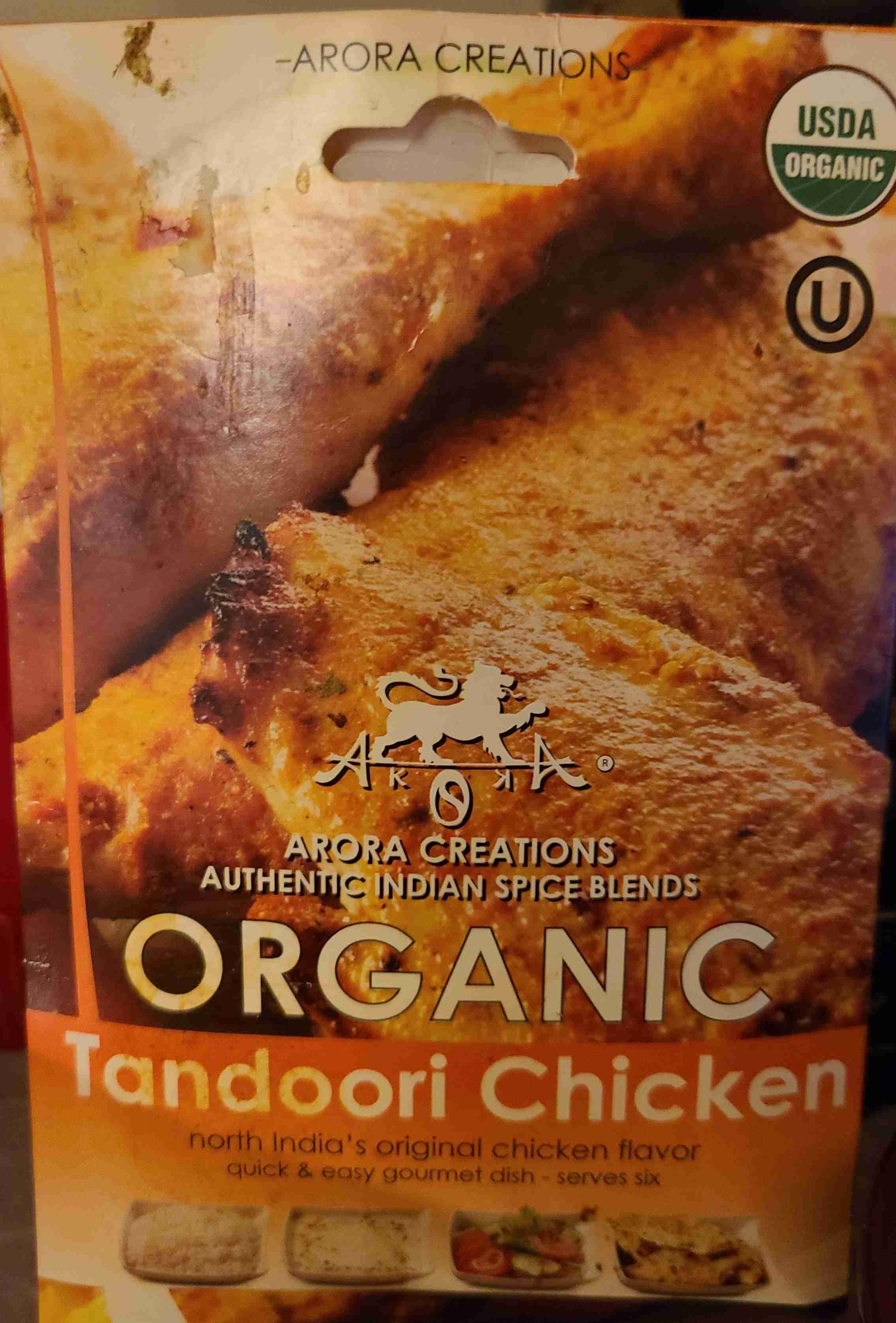 Organic tandoori chicken spice blend
