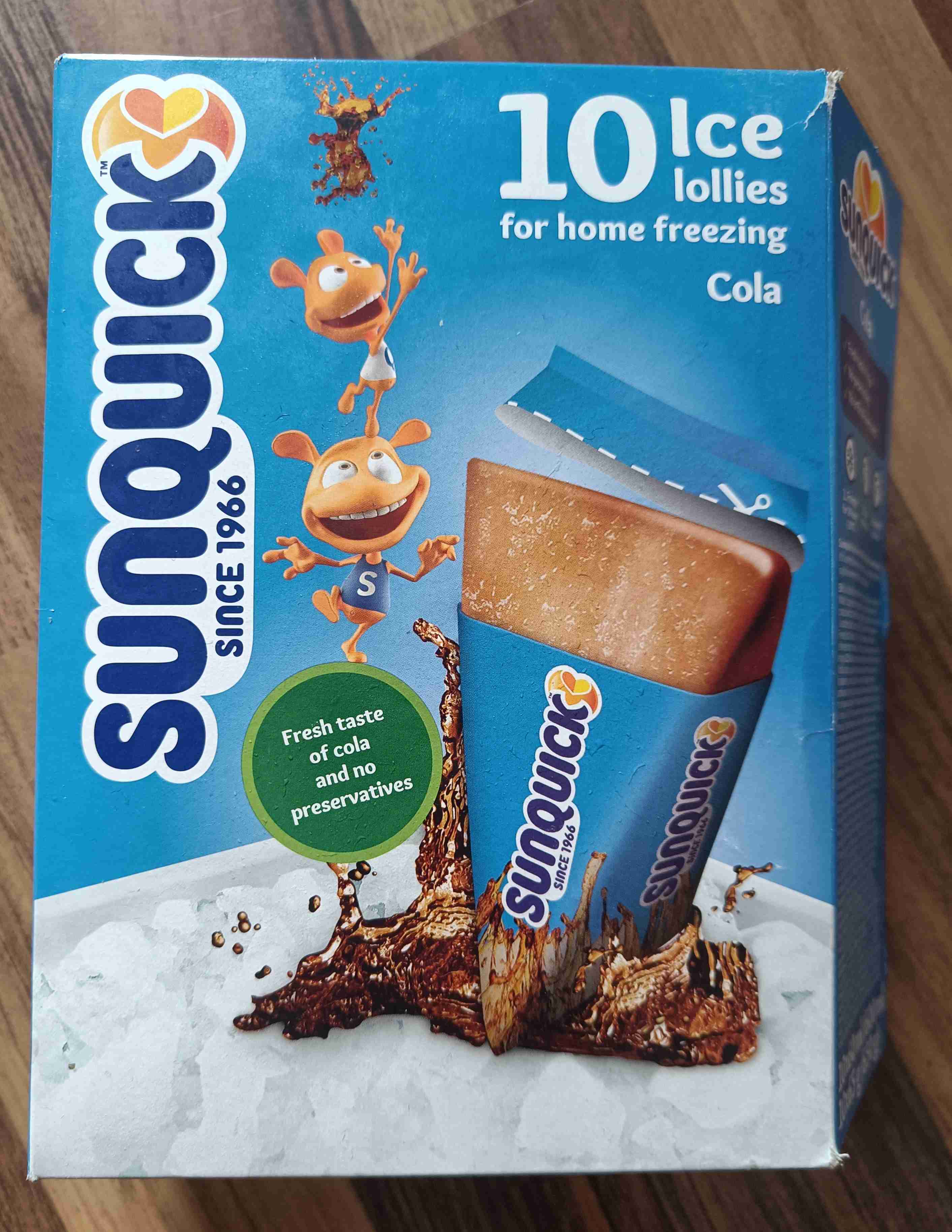 Ice lollies for home freezing