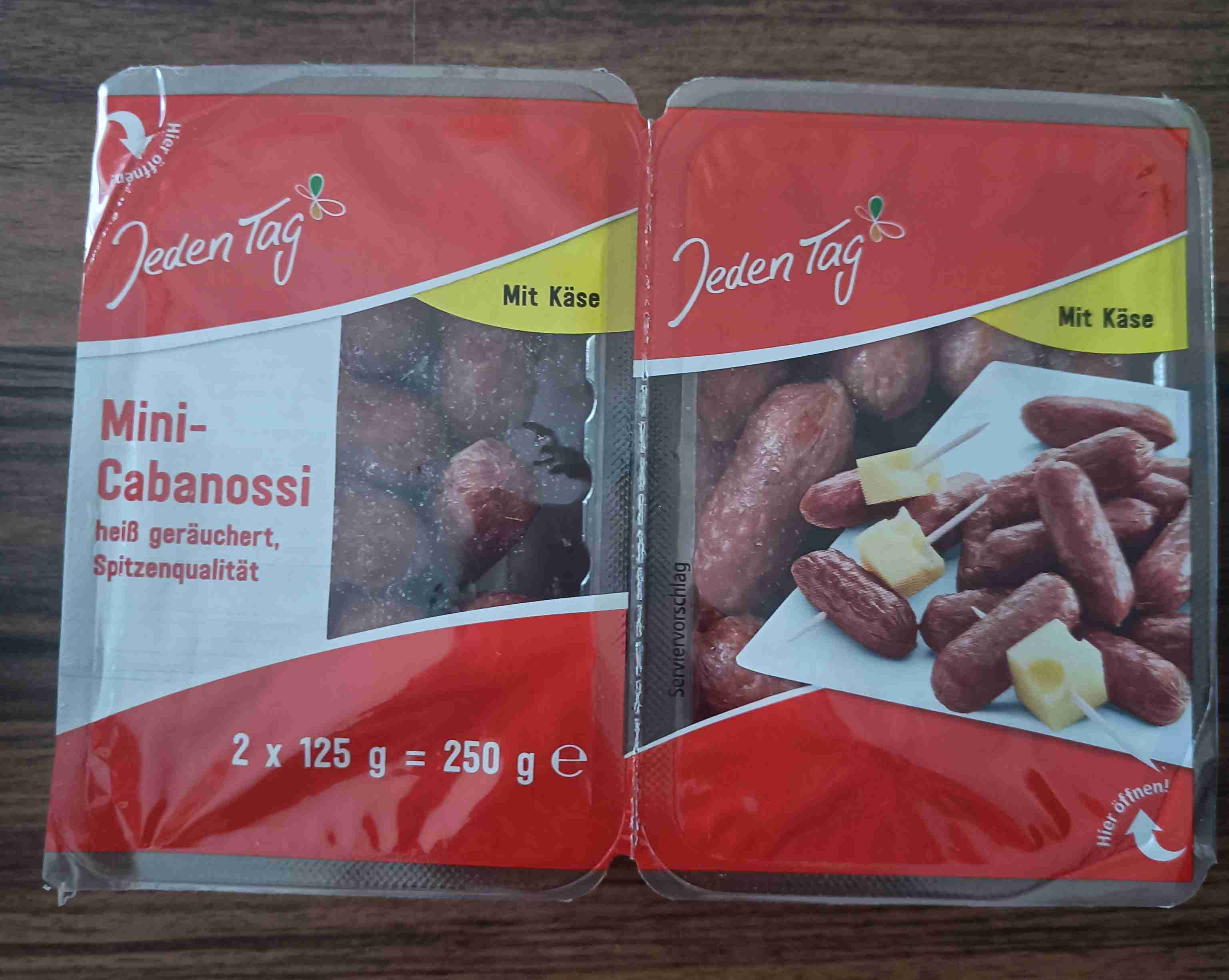 Mini-Cabanossi mit Käse