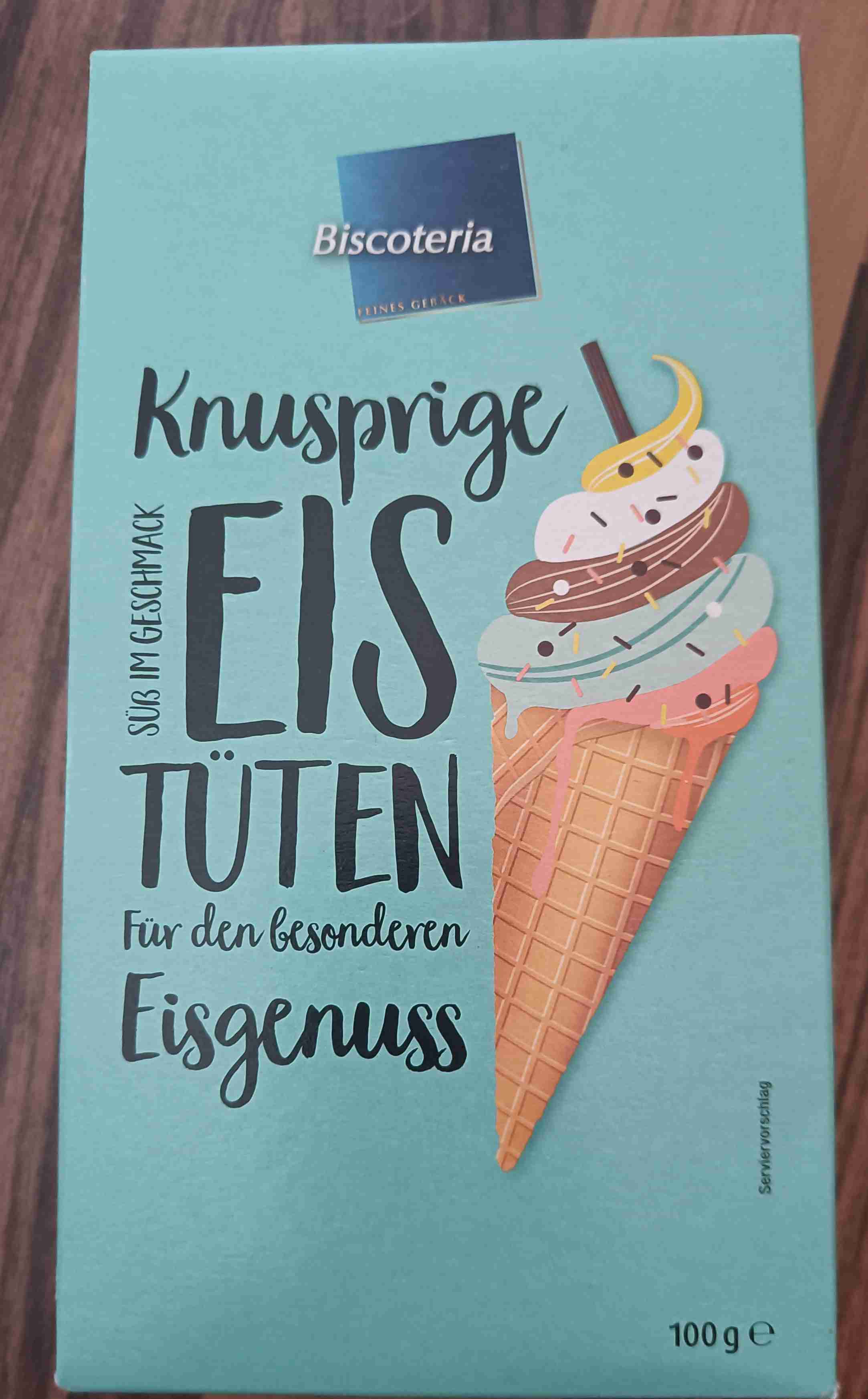 Knusprige Eistüte 