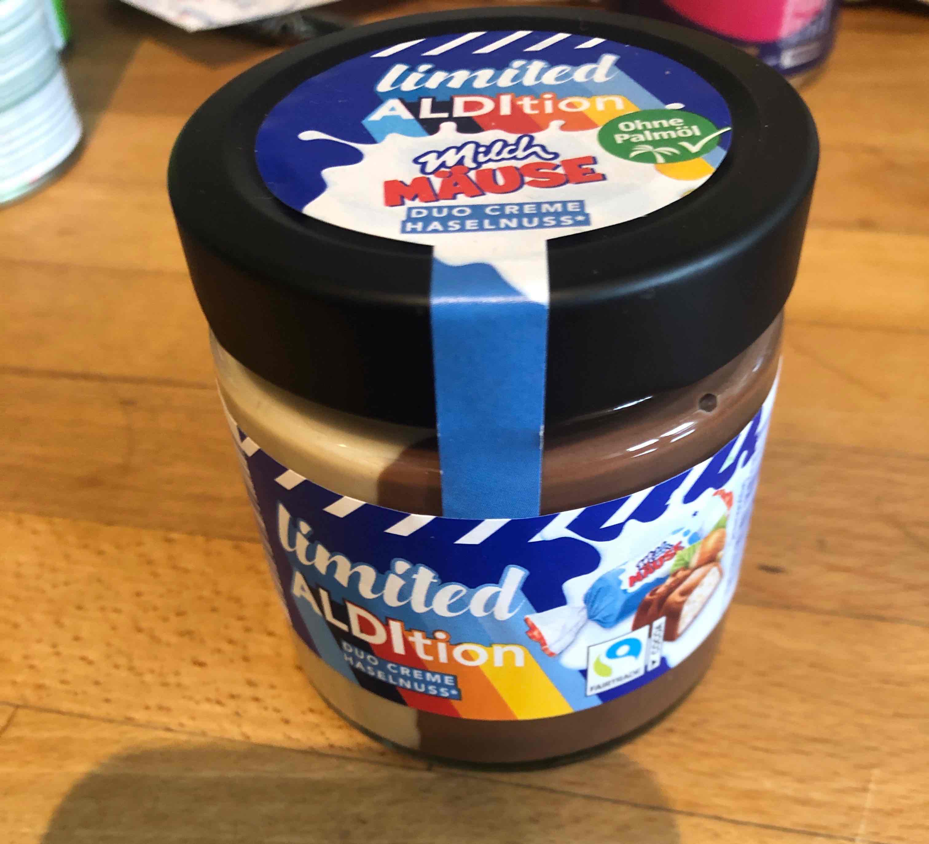 MilchMäuse Duo Creme Haselnuss