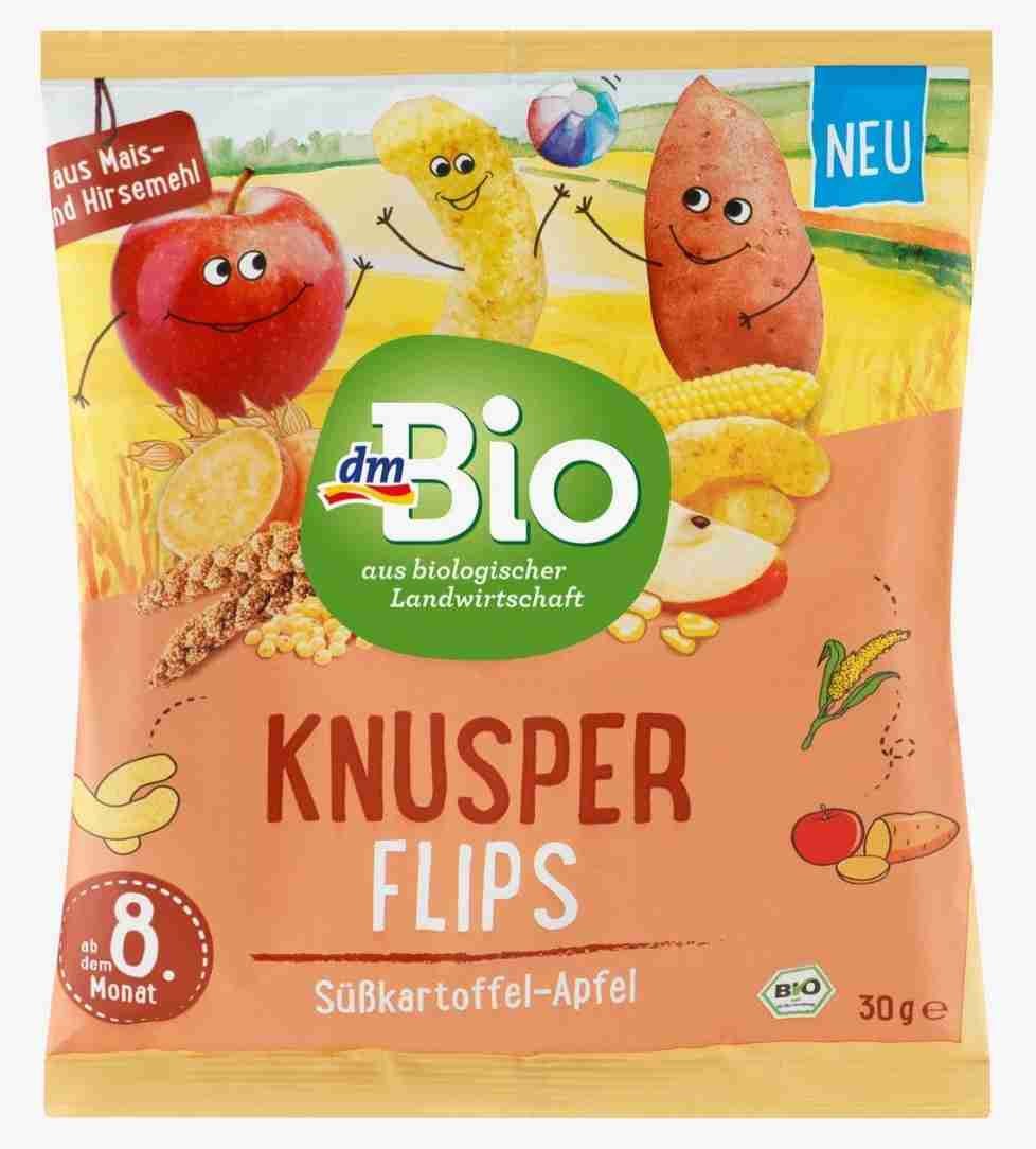 Knusper Flips Süßkartoffel-Apfel