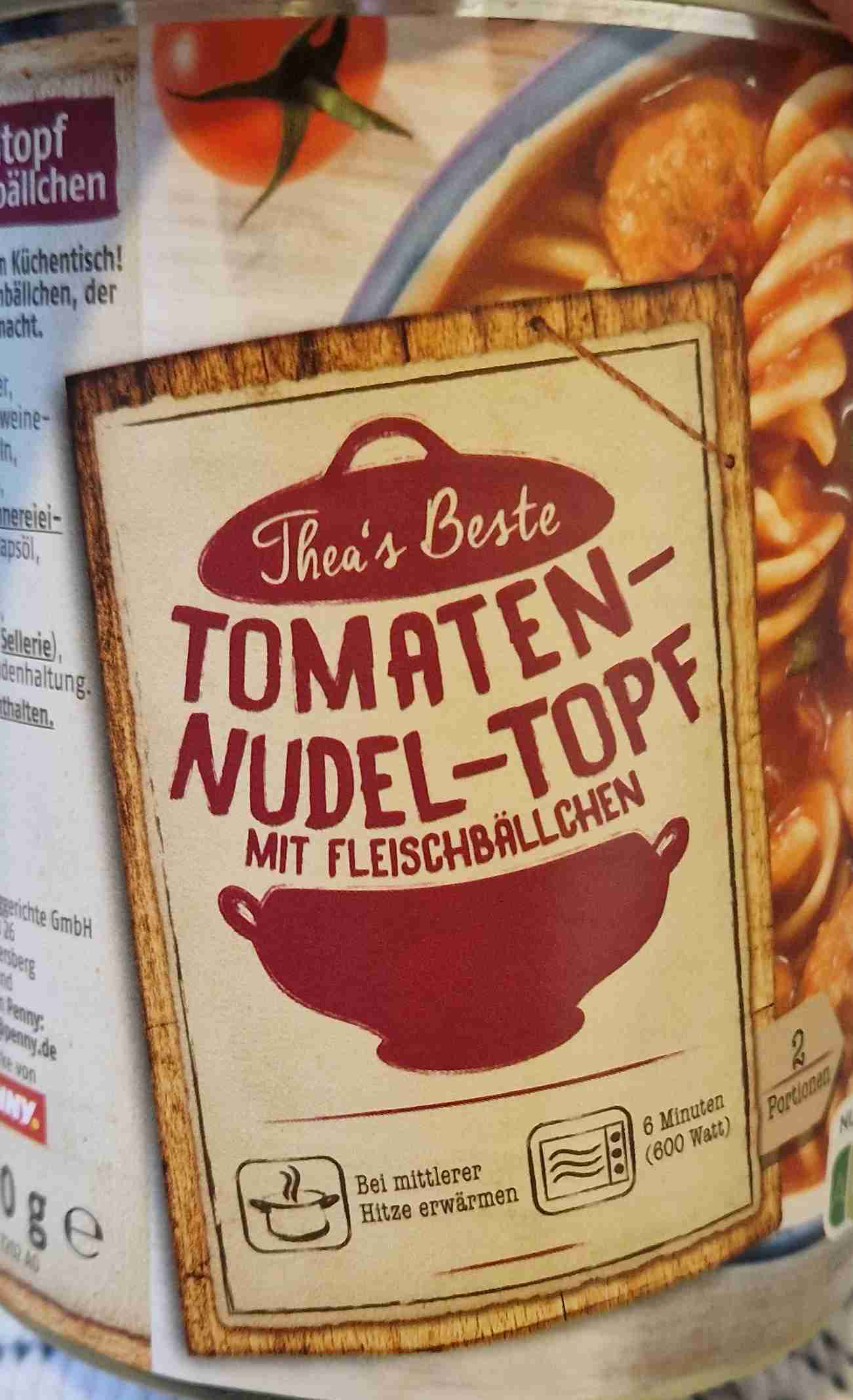 Tomaten Nudel Topf