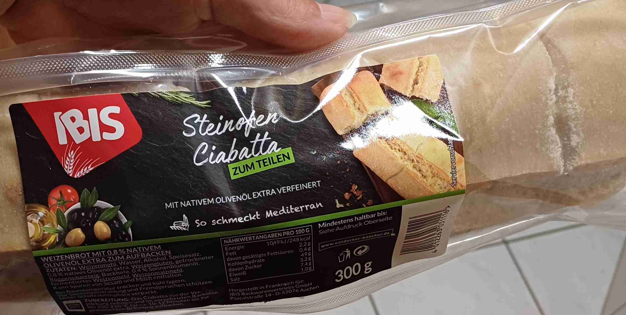 Steinofen Ciabatta