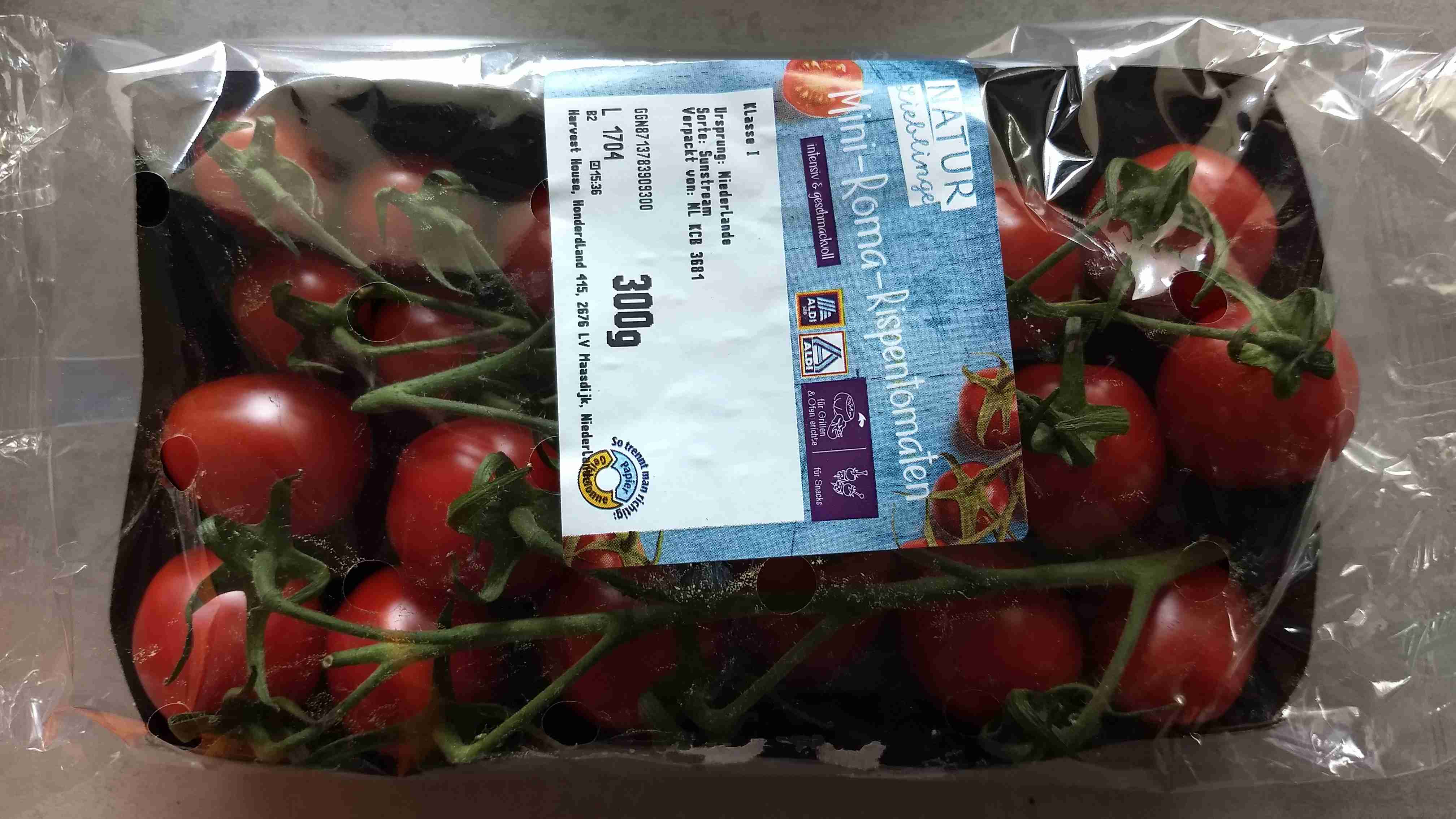 Mini-Roma-Rispentomaten
