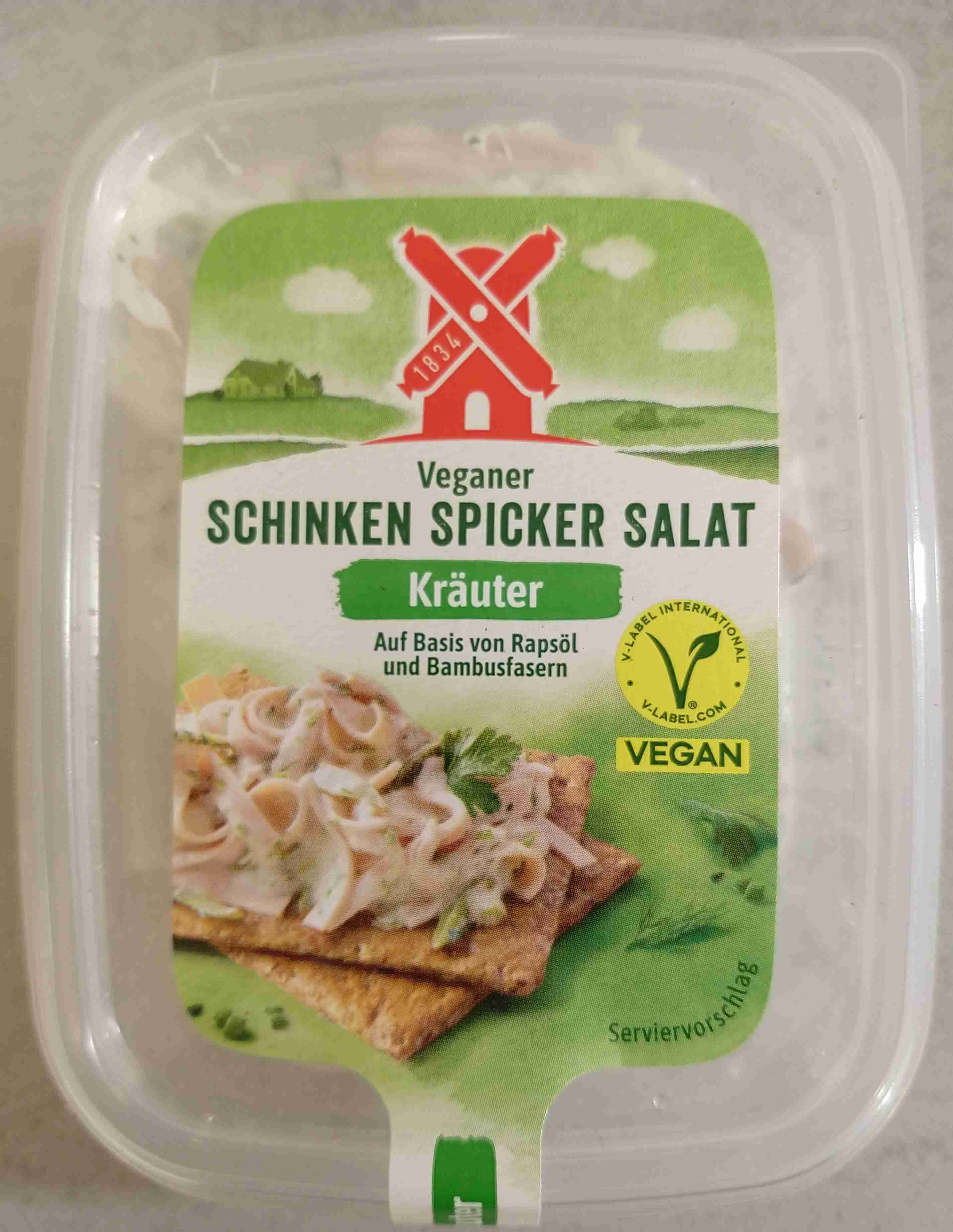 Schinken Spicker Salat Kräuter 