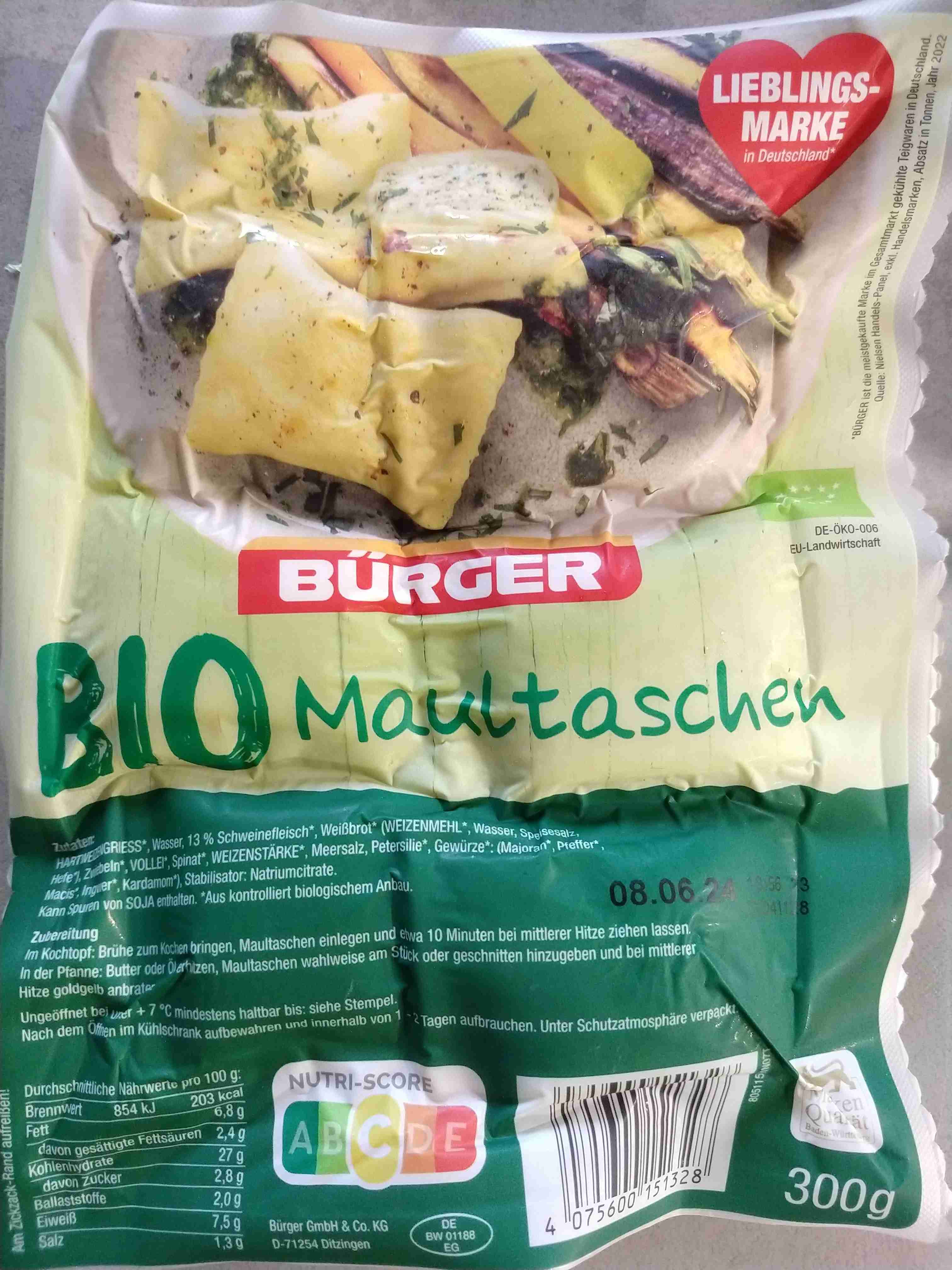 Bio Maultaschen 