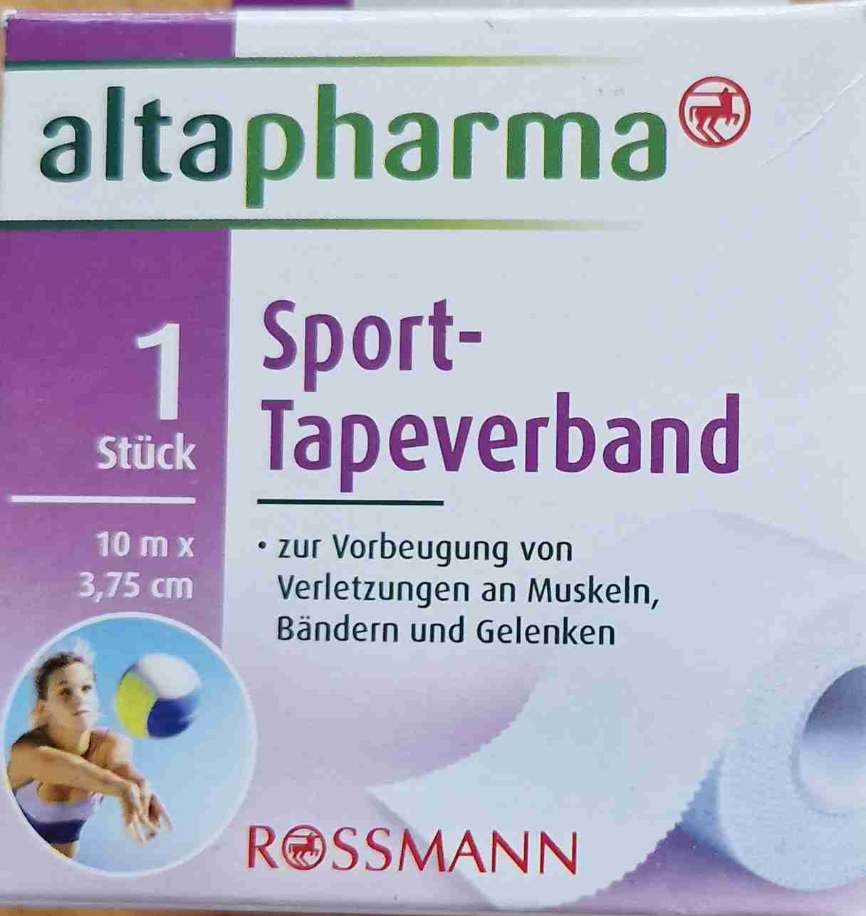 Sport-Tapeverband 10m x 3,75 cm