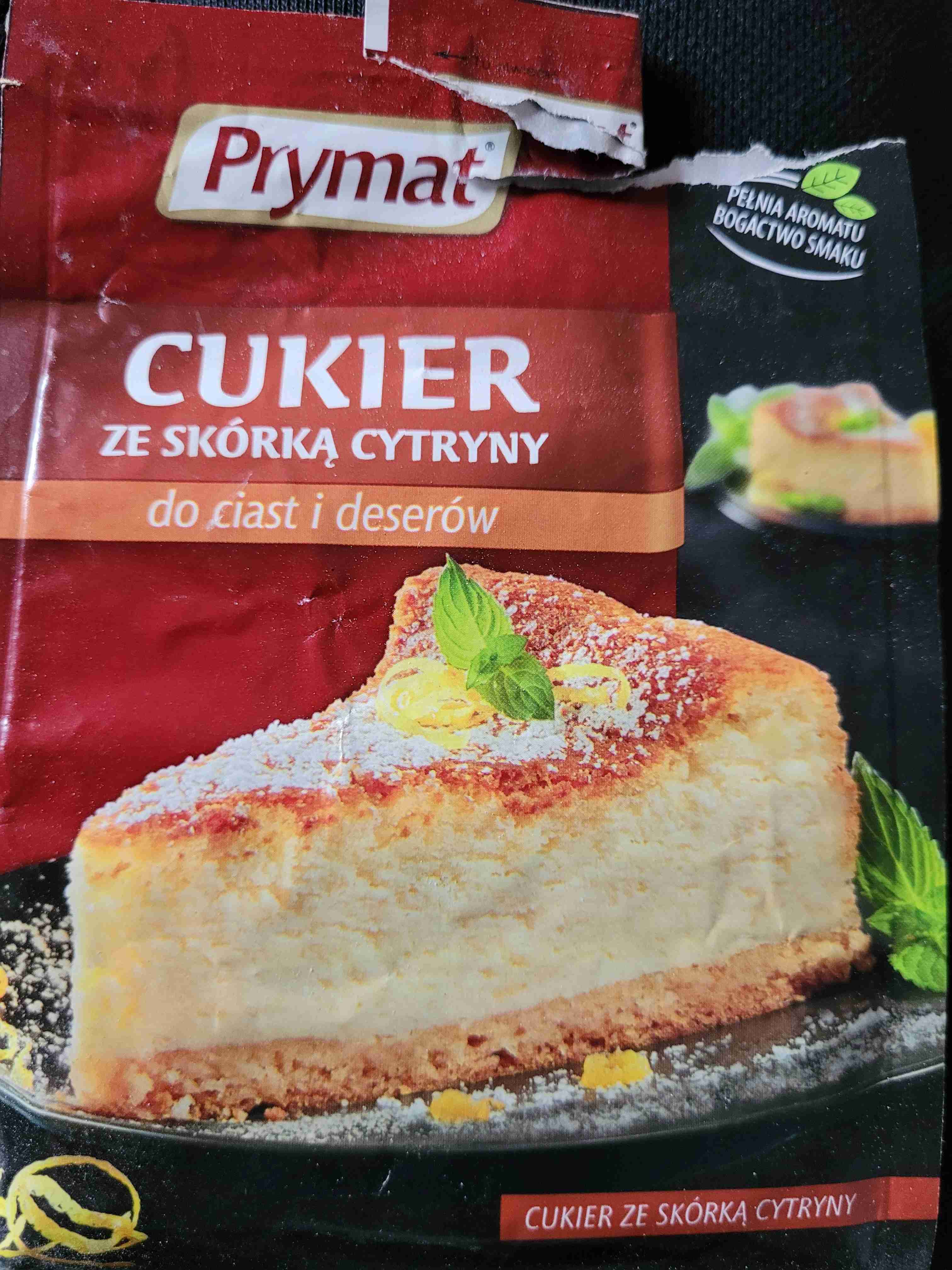 Cukier ze skórką cytryny