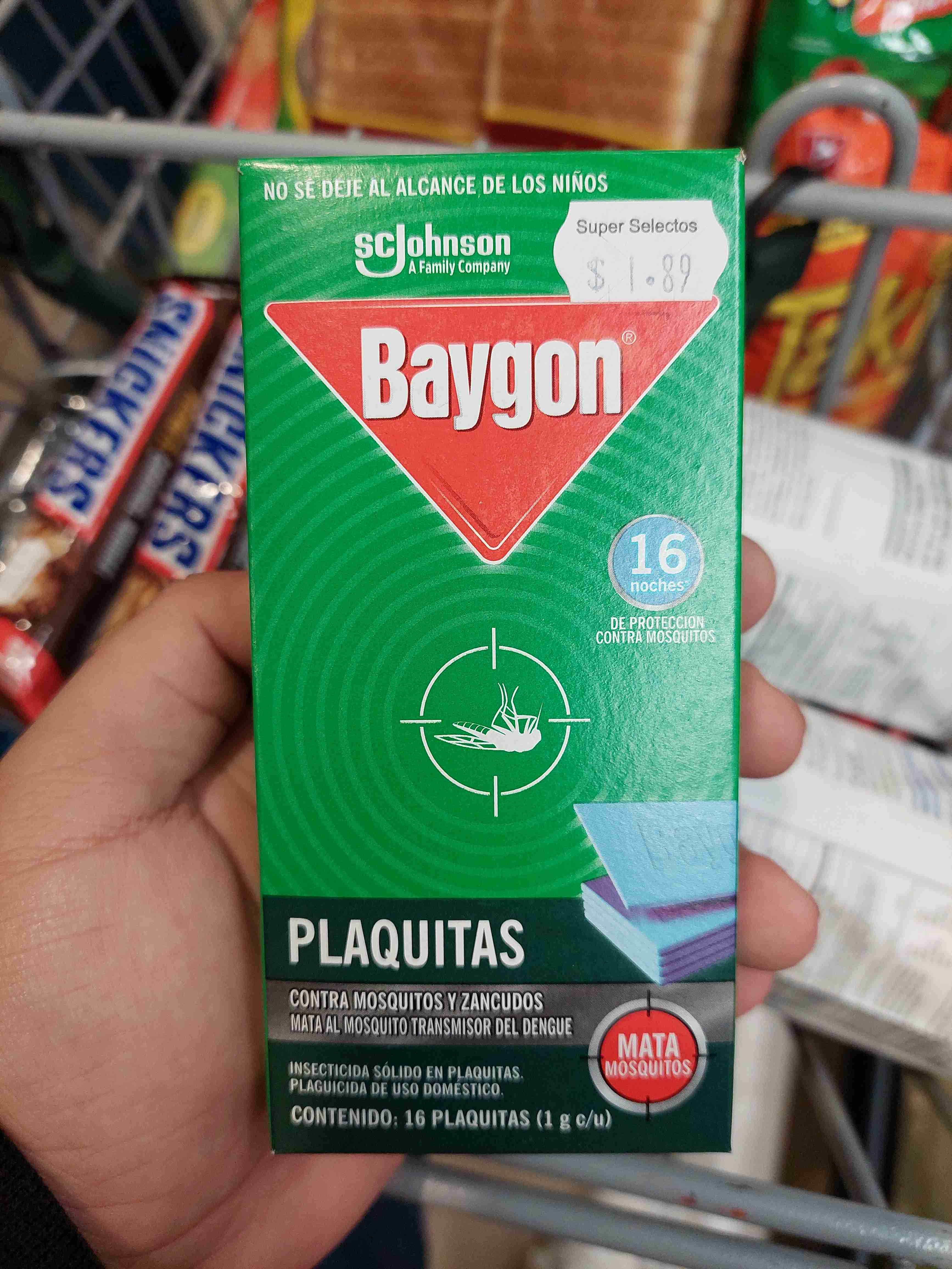 Plaquitas anti mosquitos 