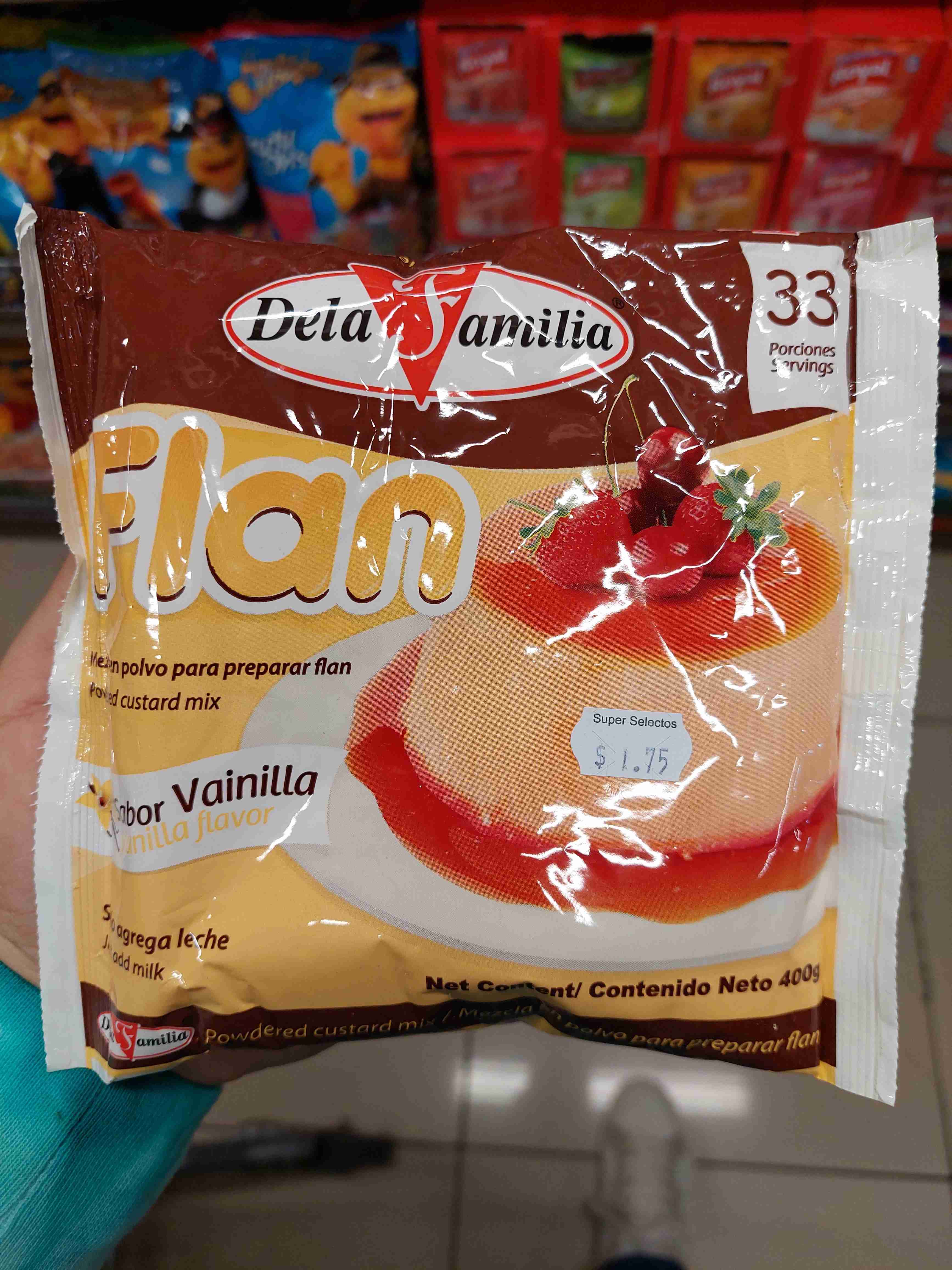 Flan de vainilla