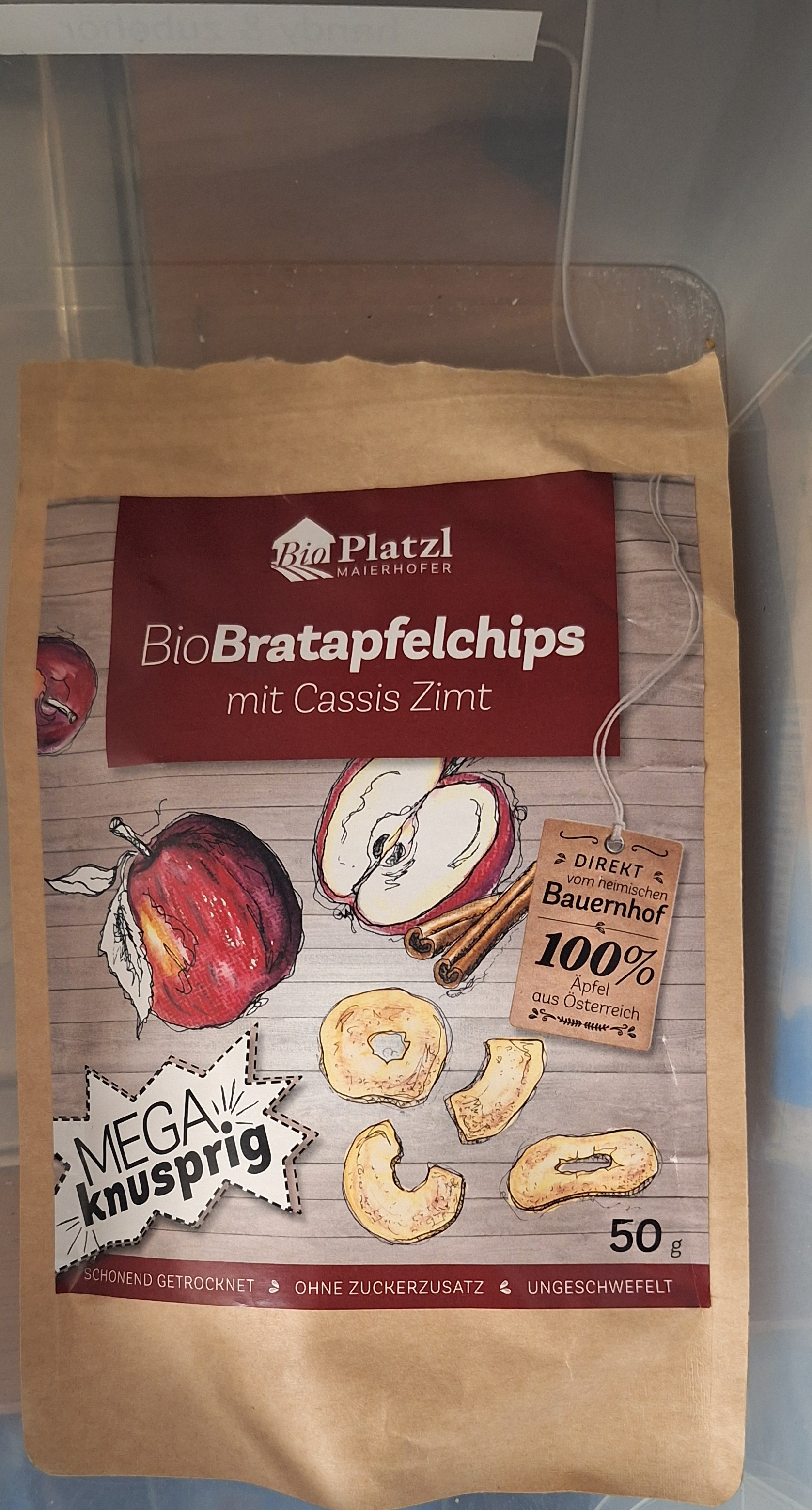 Bio Bratapfelchips