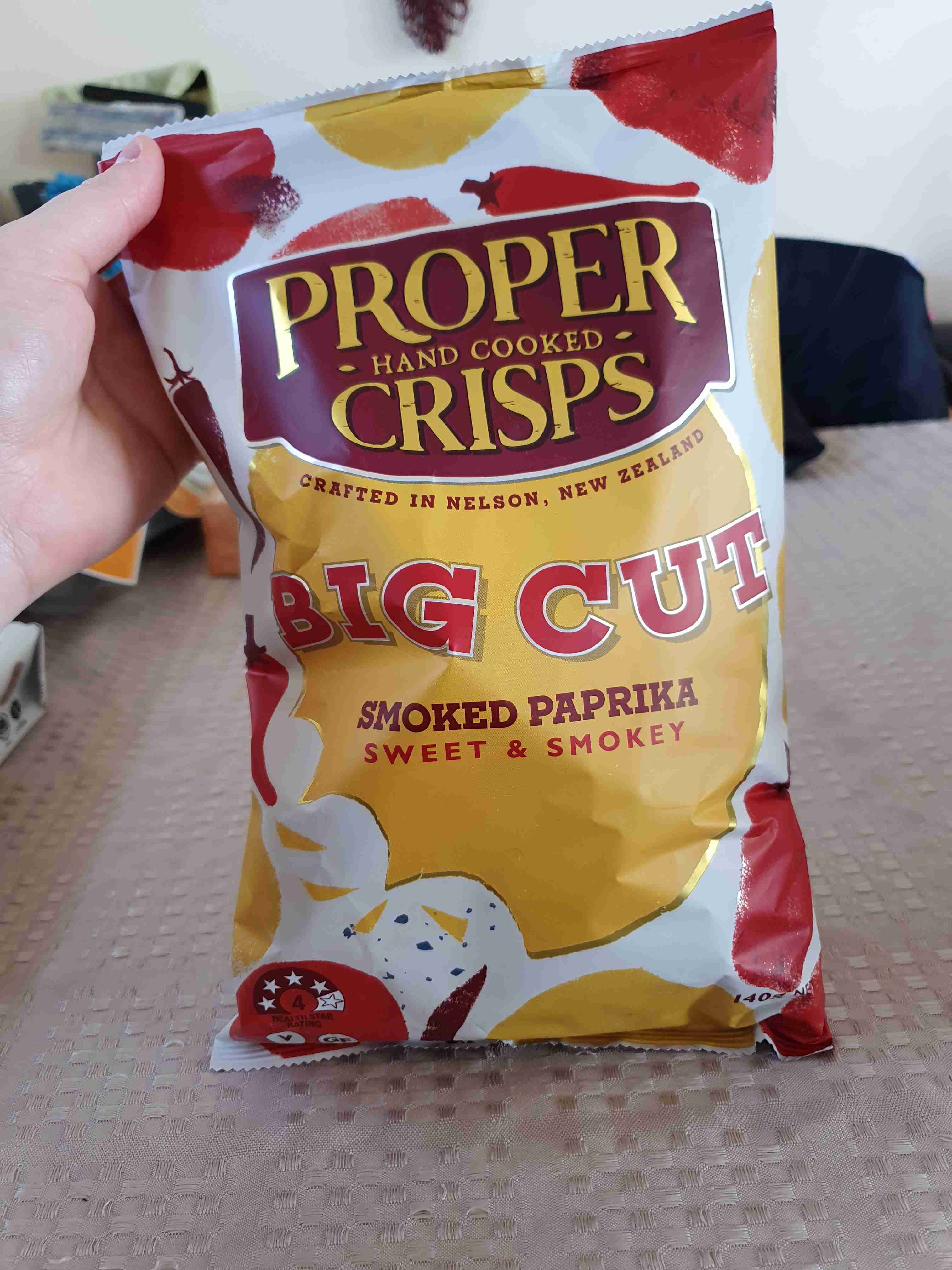 Smoked paprika crisp