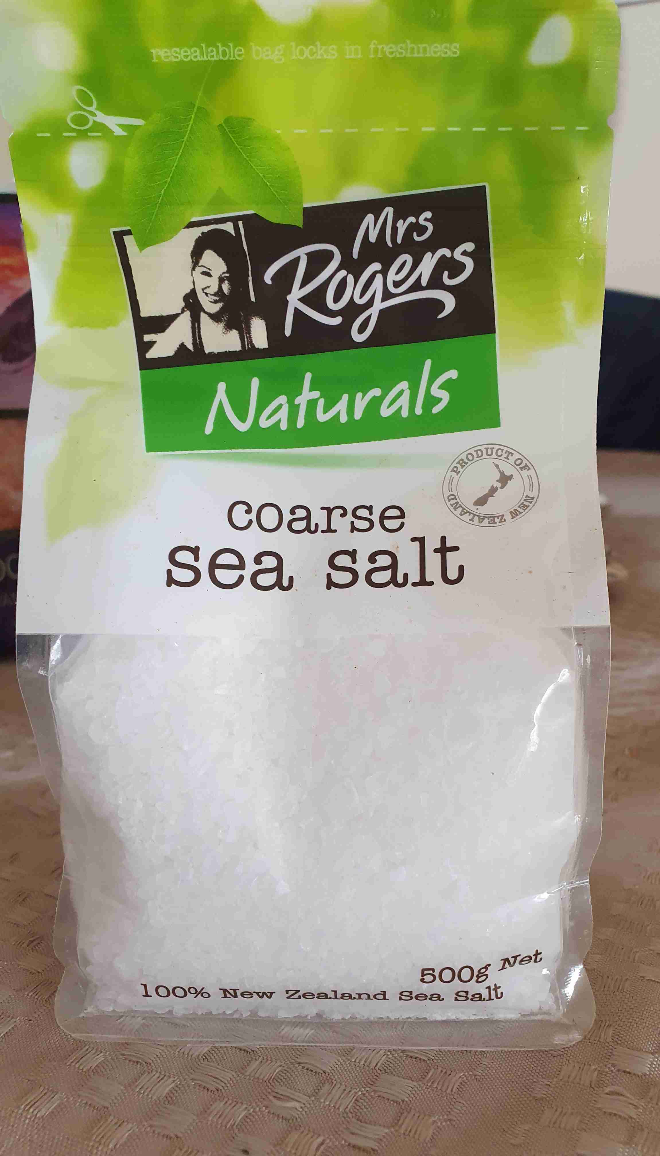 Coarse sea salt