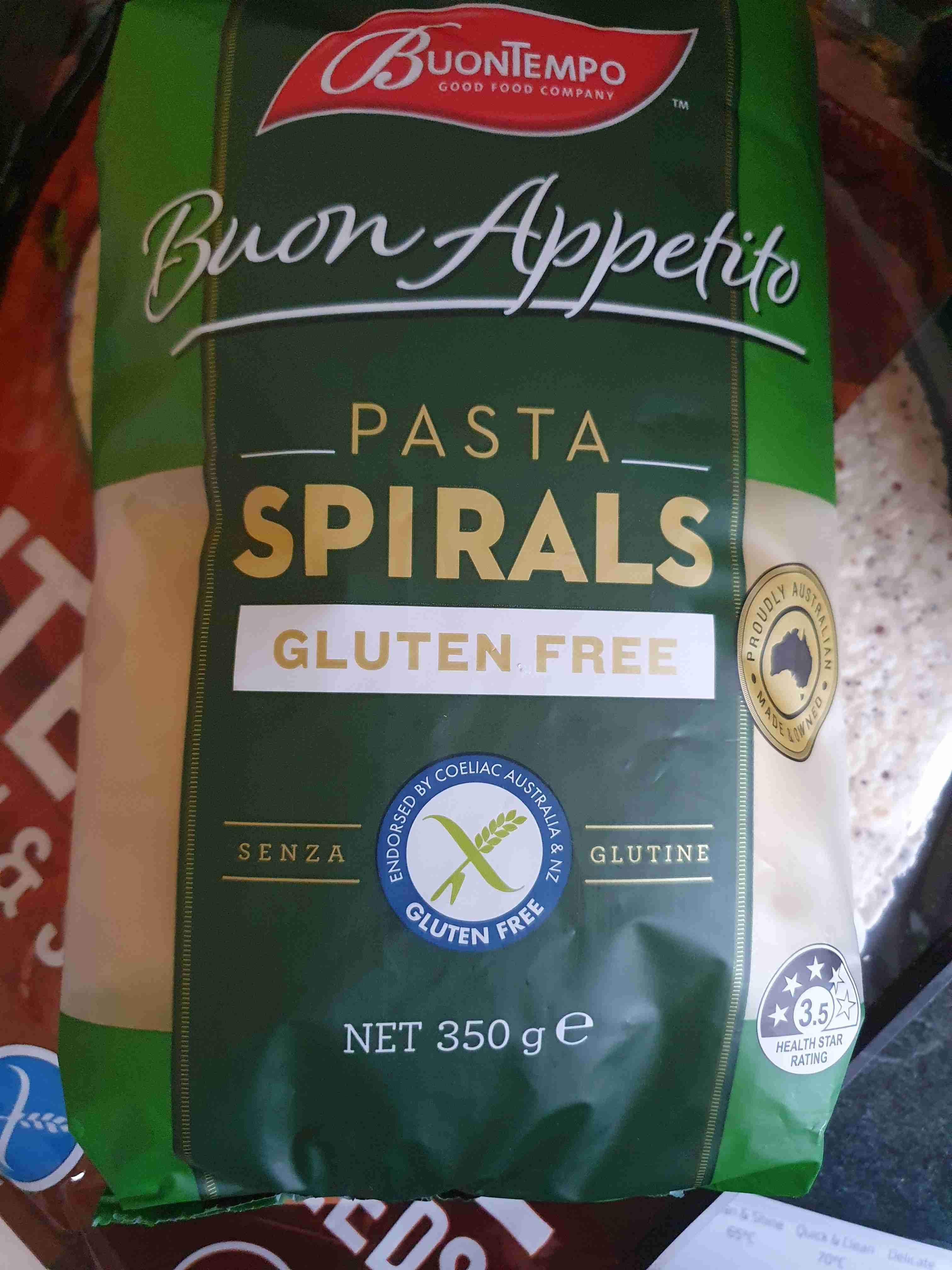 Pasta spirals