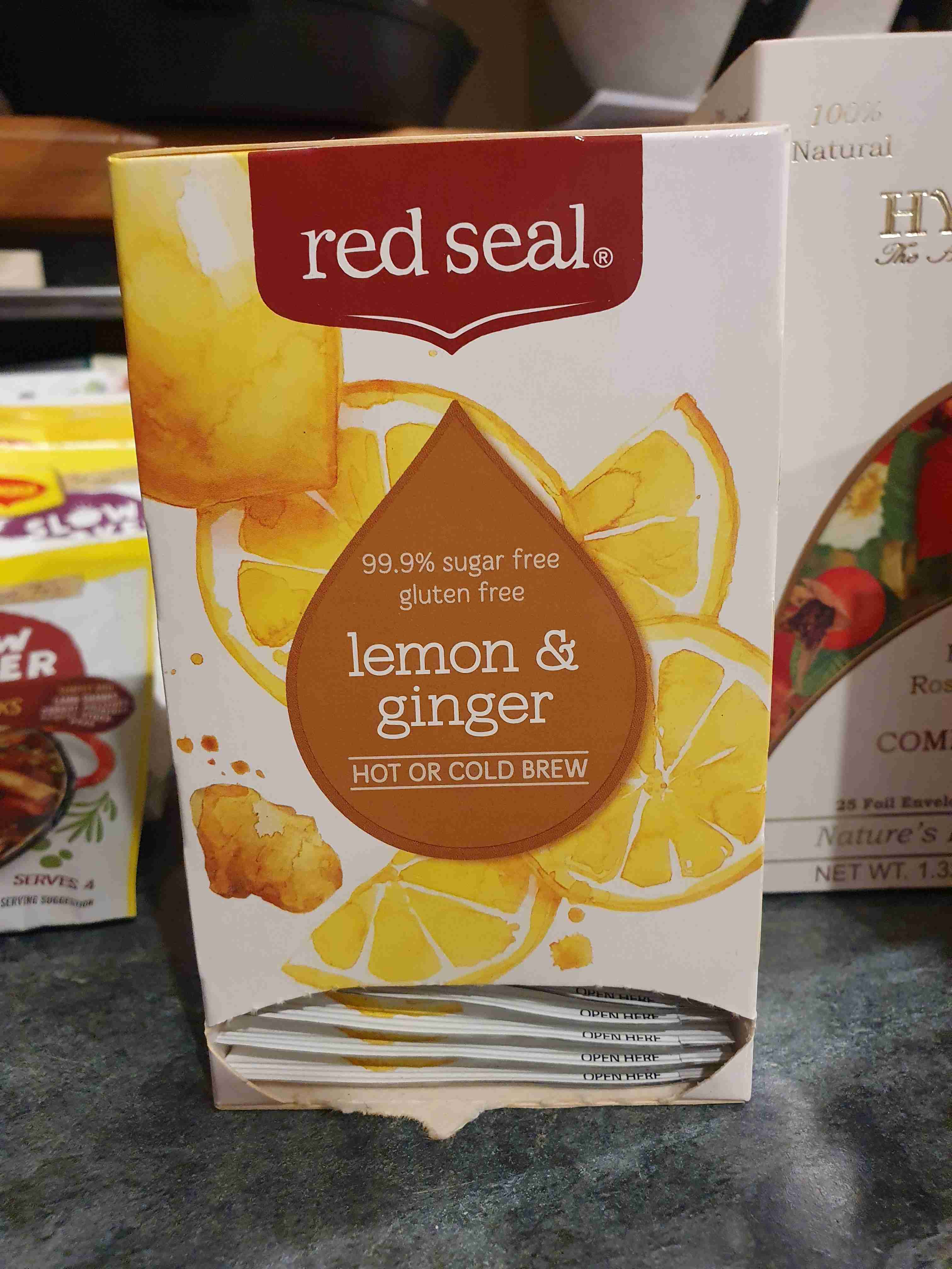 Lemon and ginger