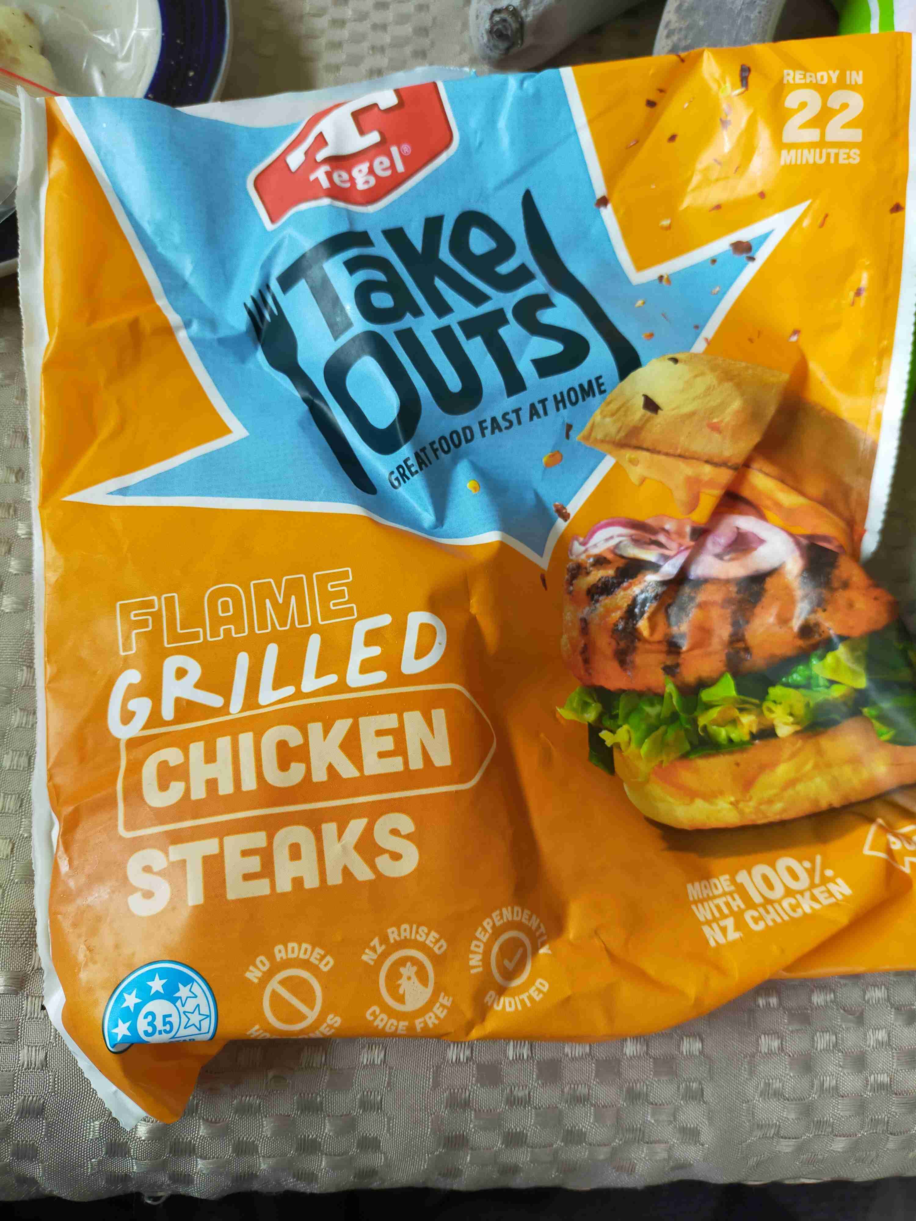 Flame Grilled Chicken Steaks